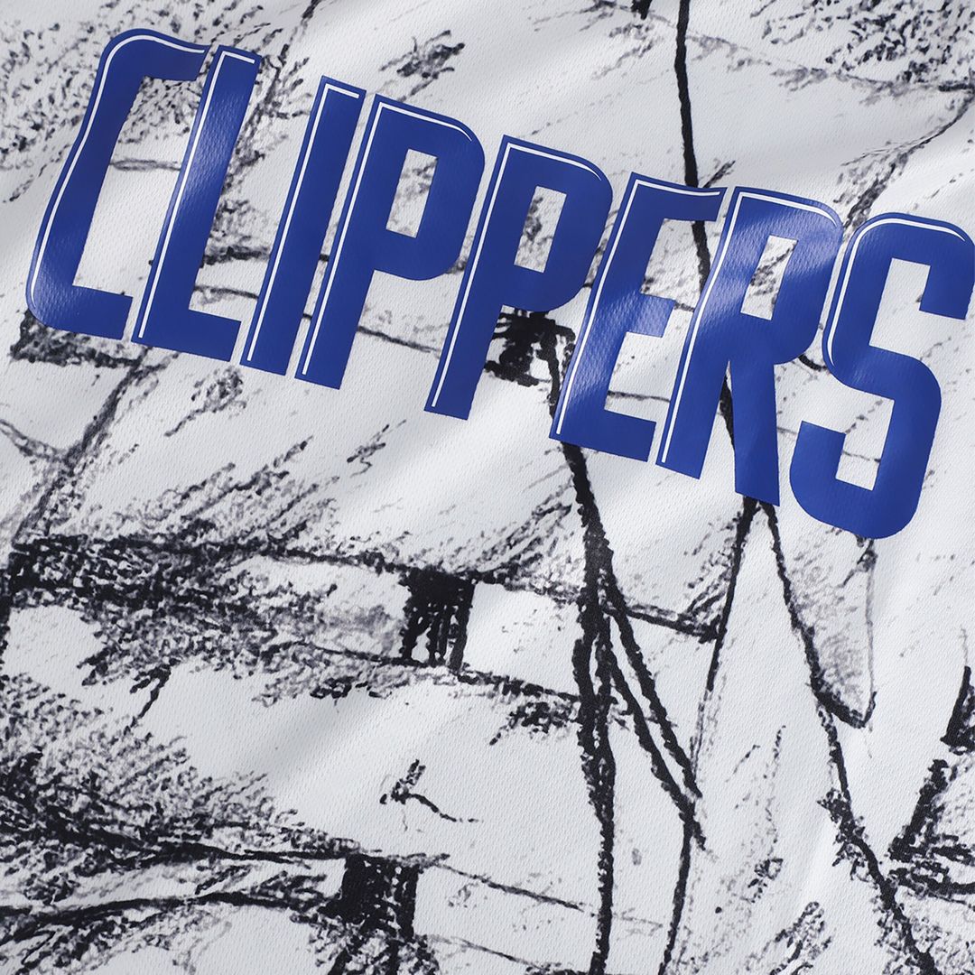 LA Clippers NBA & KidSuper Studios by Fanatics Unisex Hometown Jersey - Gray