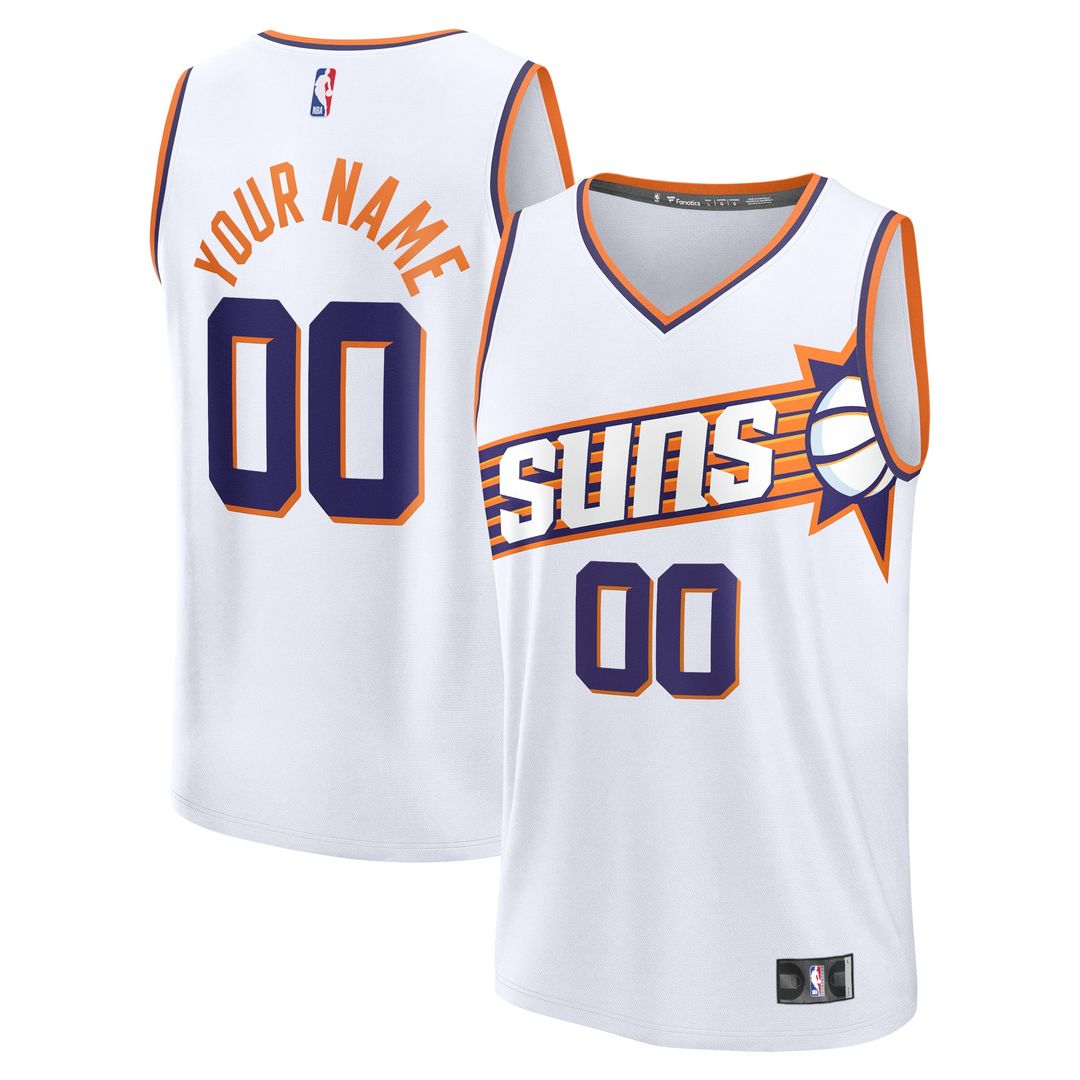 Phoenix Suns Fanatics Youth Fast Break Custom Jersey - Statement Edition - Black