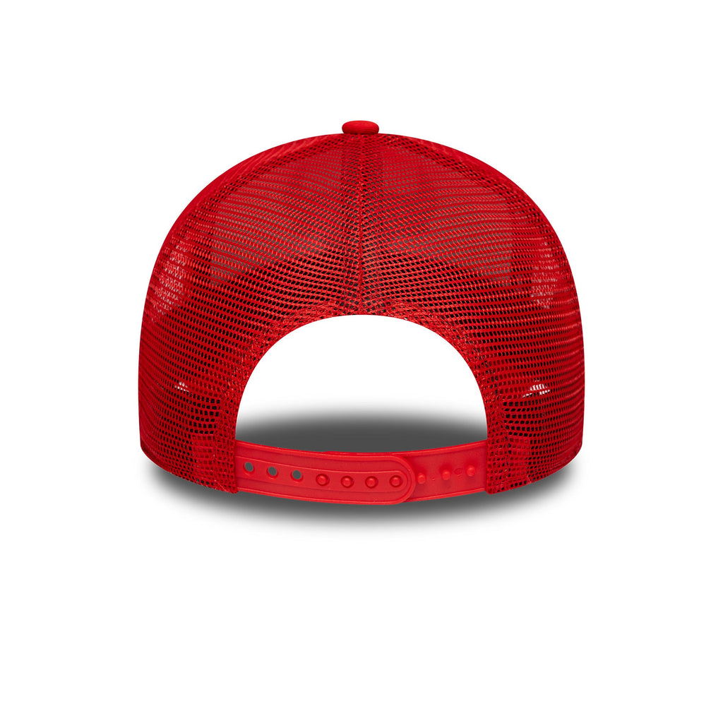Chicago Bulls NBA Trucker Snapback Side Patch New Era White/Red