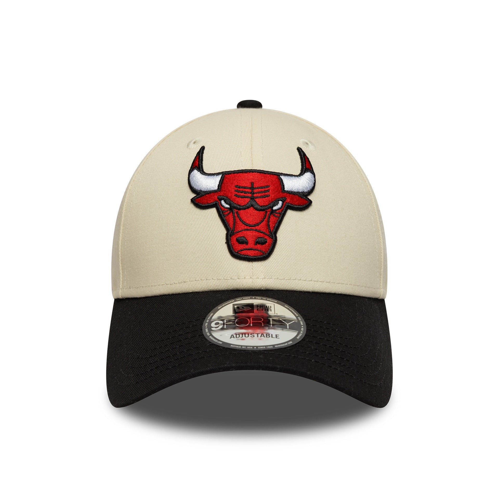 Chicago Bulls NBA Colourblock 9Forty New Era Cream/Black