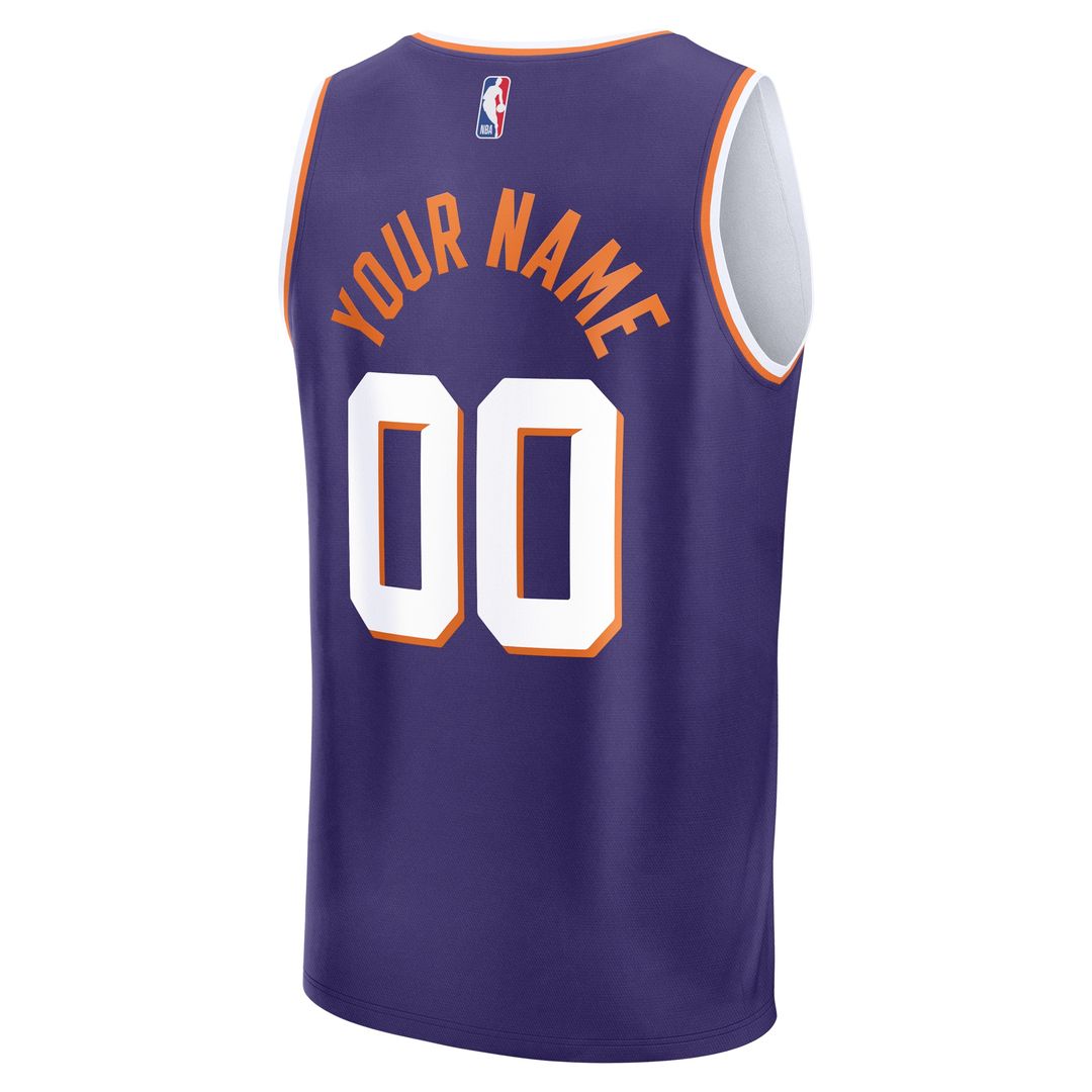 Phoenix Suns Fanatics Youth Fast Break Custom Jersey - Statement Edition - Black