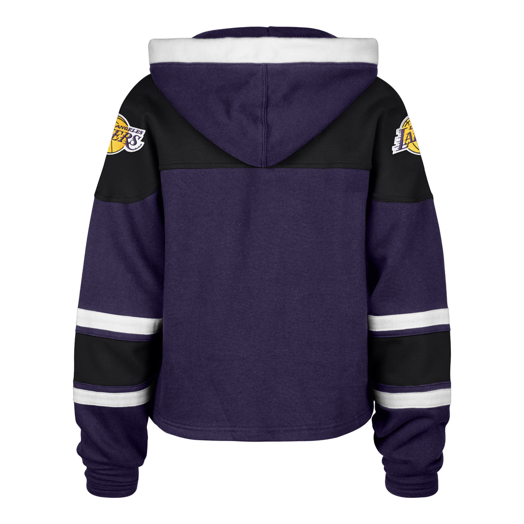 LOS ANGELES LAKERS CITY EDITION CROPPED SUPERIOR '47 LACER HOOD WOMENS