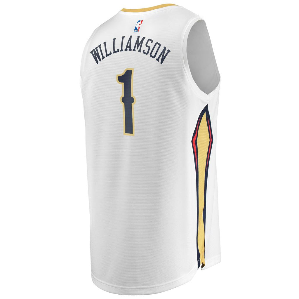 Zion Williamson New Orleans Pelicans Fanatics Replica Fast Break Jersey Navy - Icon Edition