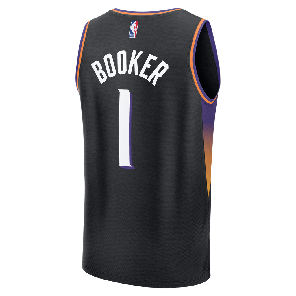 Devin Booker Phoenix Suns Fanatics Fast Break Jersey - Statement Edition - Black