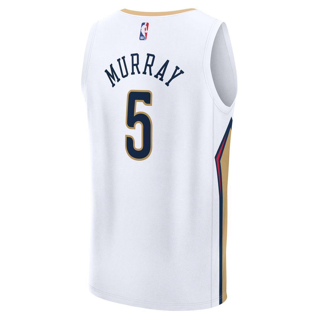 Dejounte Murray New Orleans Pelicans Fanatics Fast Break Replica Player Jersey - Association Edition - White
