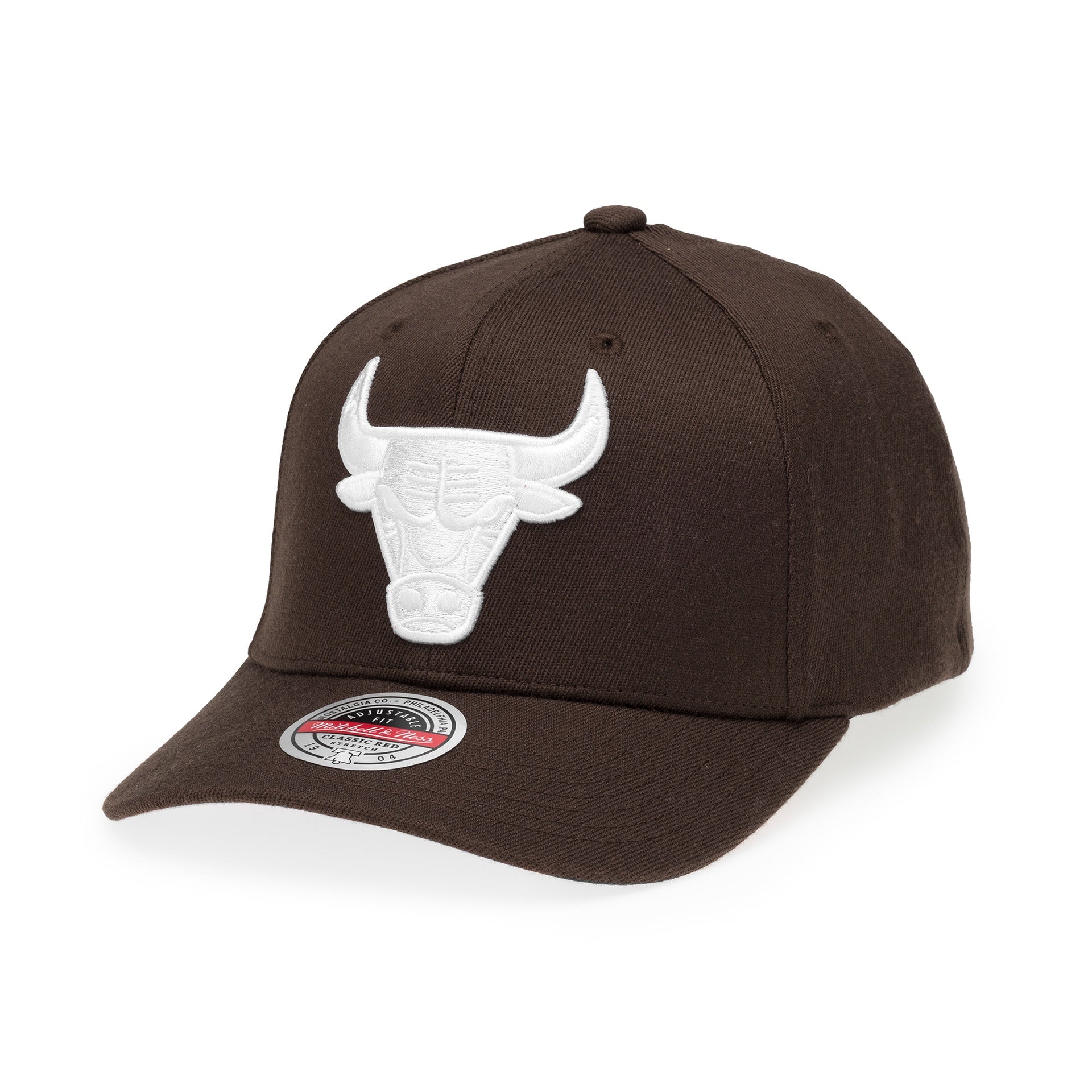 Chicago Bulls NBA Choco Blush Classic Red Snapback Mitchell & Ness