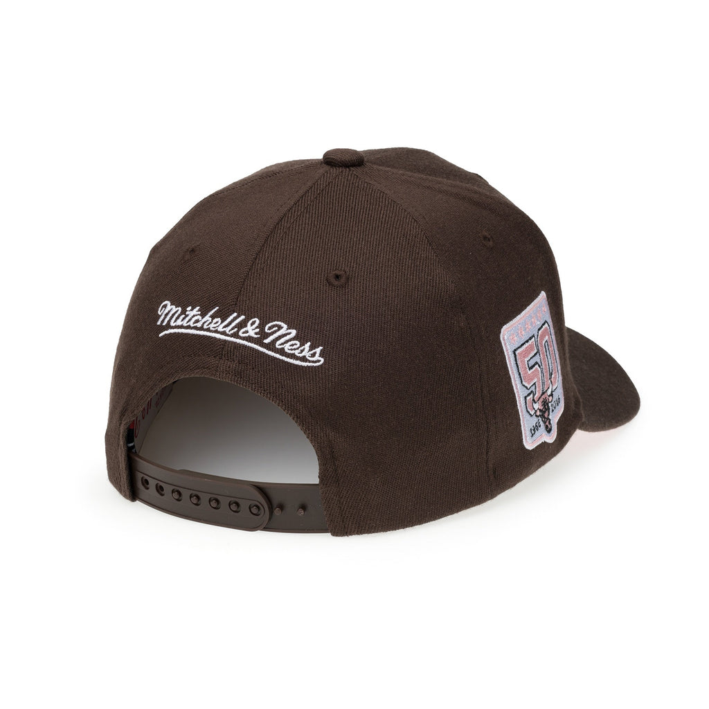 Chicago Bulls NBA Choco Blush Classic Red Snapback Mitchell & Ness