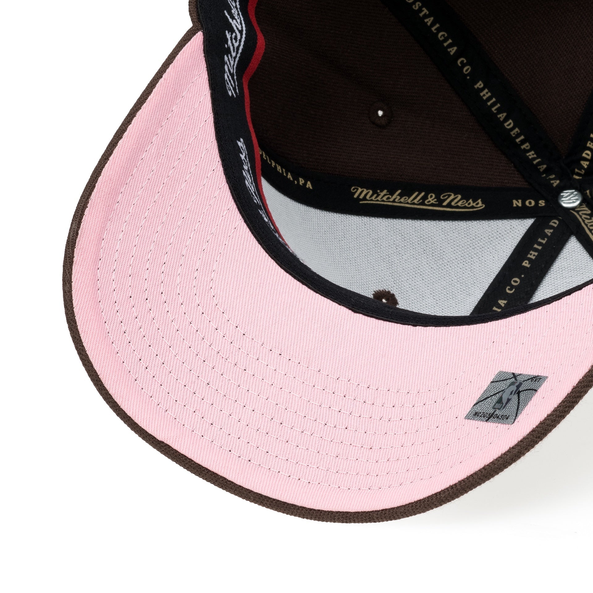 Chicago Bulls NBA Choco Blush Classic Red Snapback Mitchell & Ness