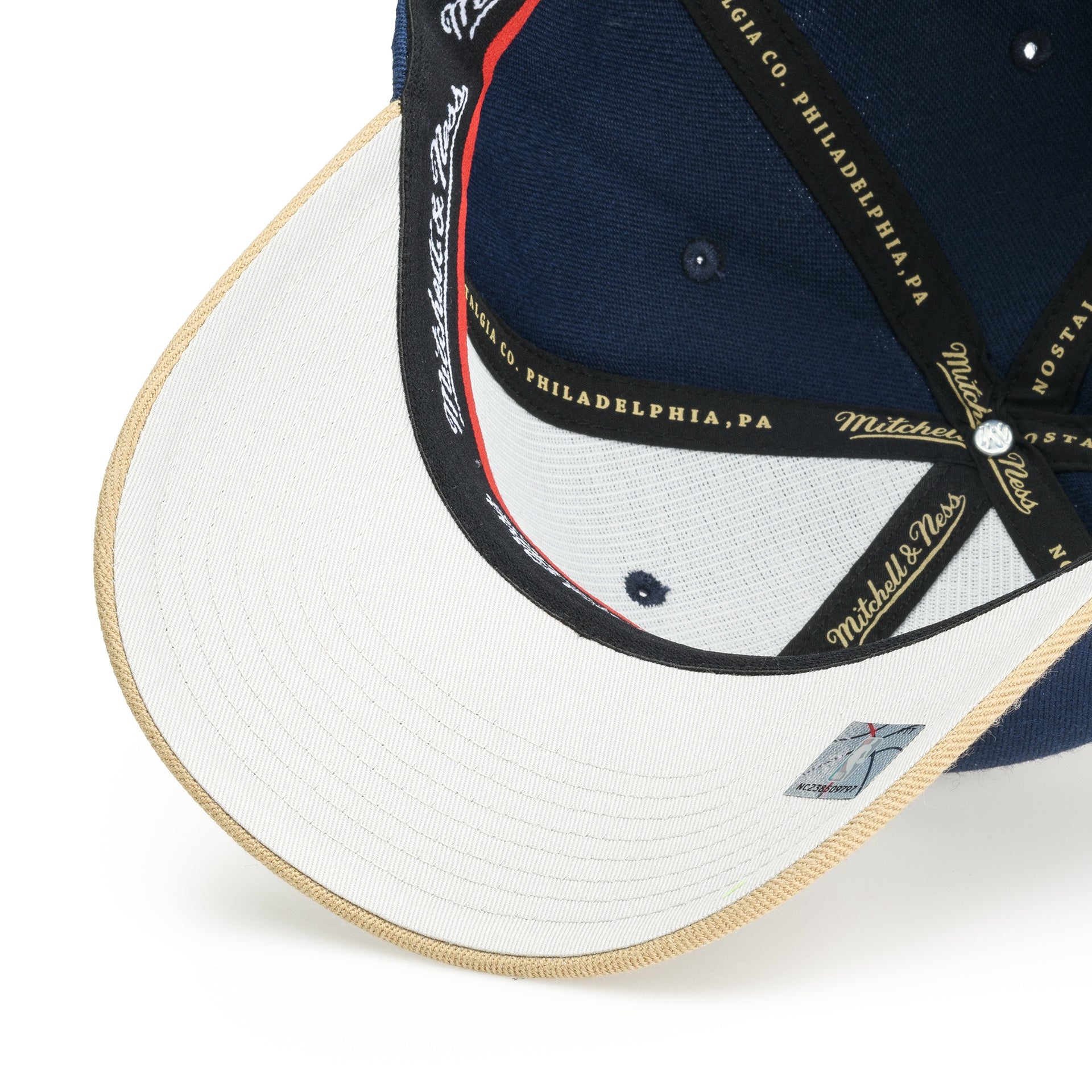 Boston Celtics NBA Sand Storm Classic Red Snapback Mitchell & Ness Navy Blue/Sand