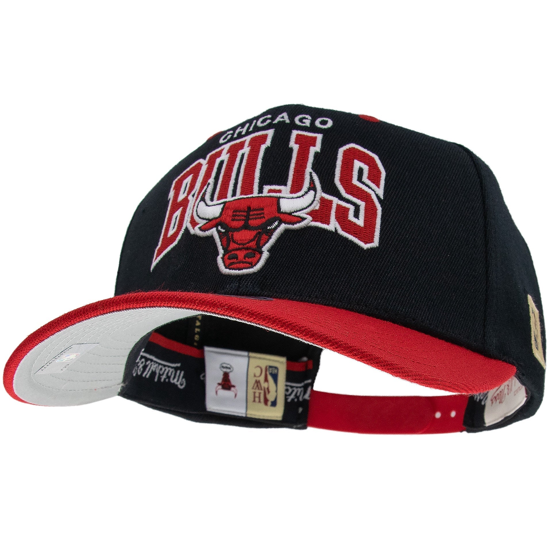 Chicago Bulls NBA Snapback Mitchell & Ness Black/Red
