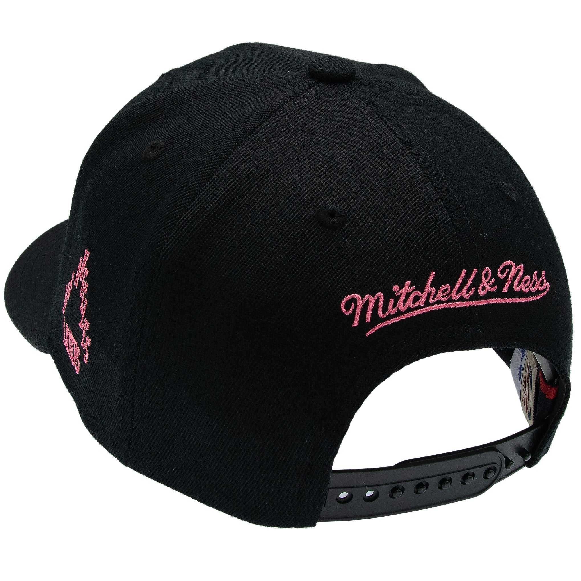 Los Angeles Lakers NBA Is It Pink? Classic Red Snapback Mitchell & Ness Black/Pink