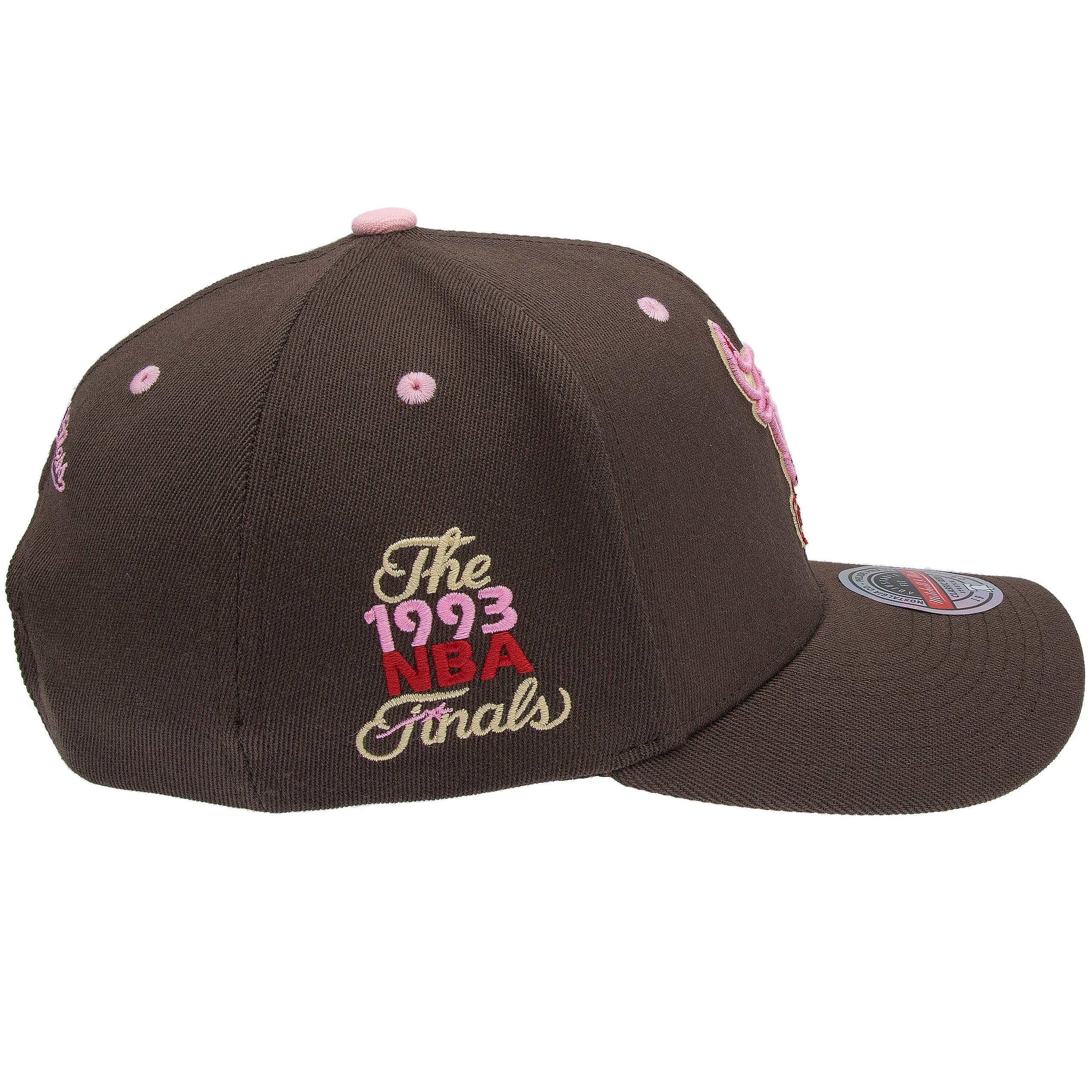 Chicago Bulls NBA Brown Sugar Bacon Classic Red Snapback Mitchell & Ness Brown/Pink