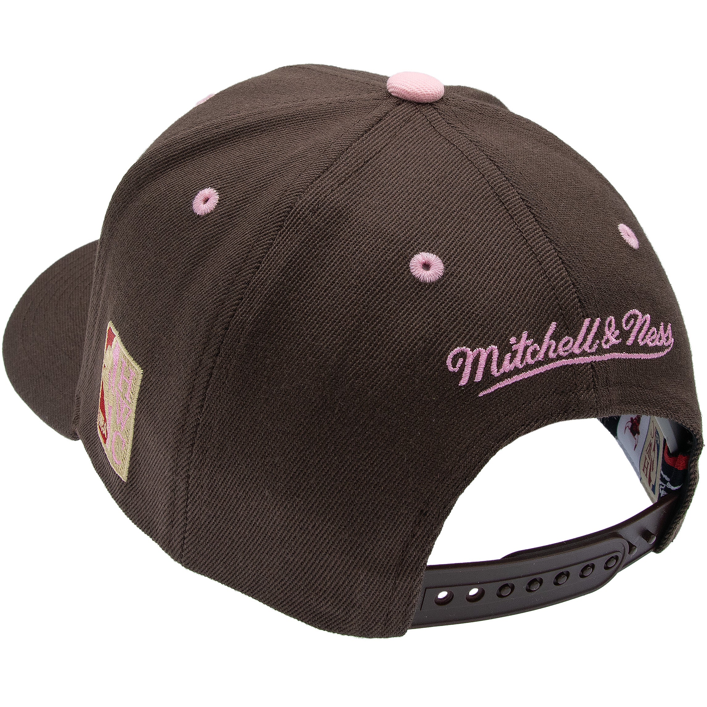 Chicago Bulls NBA Brown Sugar Bacon Classic Red Snapback Mitchell & Ness Brown/Pink