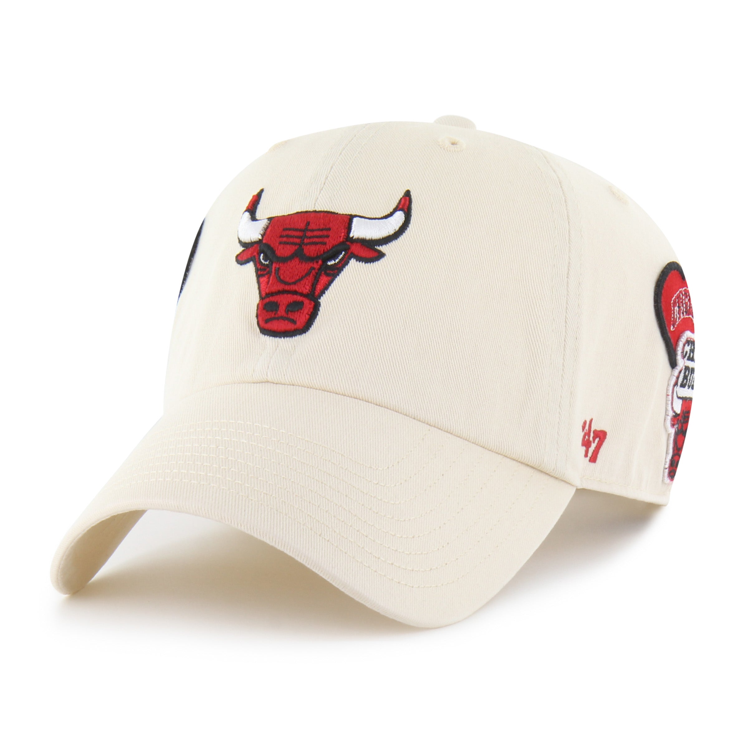 CHICAGO BULLS BADGES '47 CLEAN UP