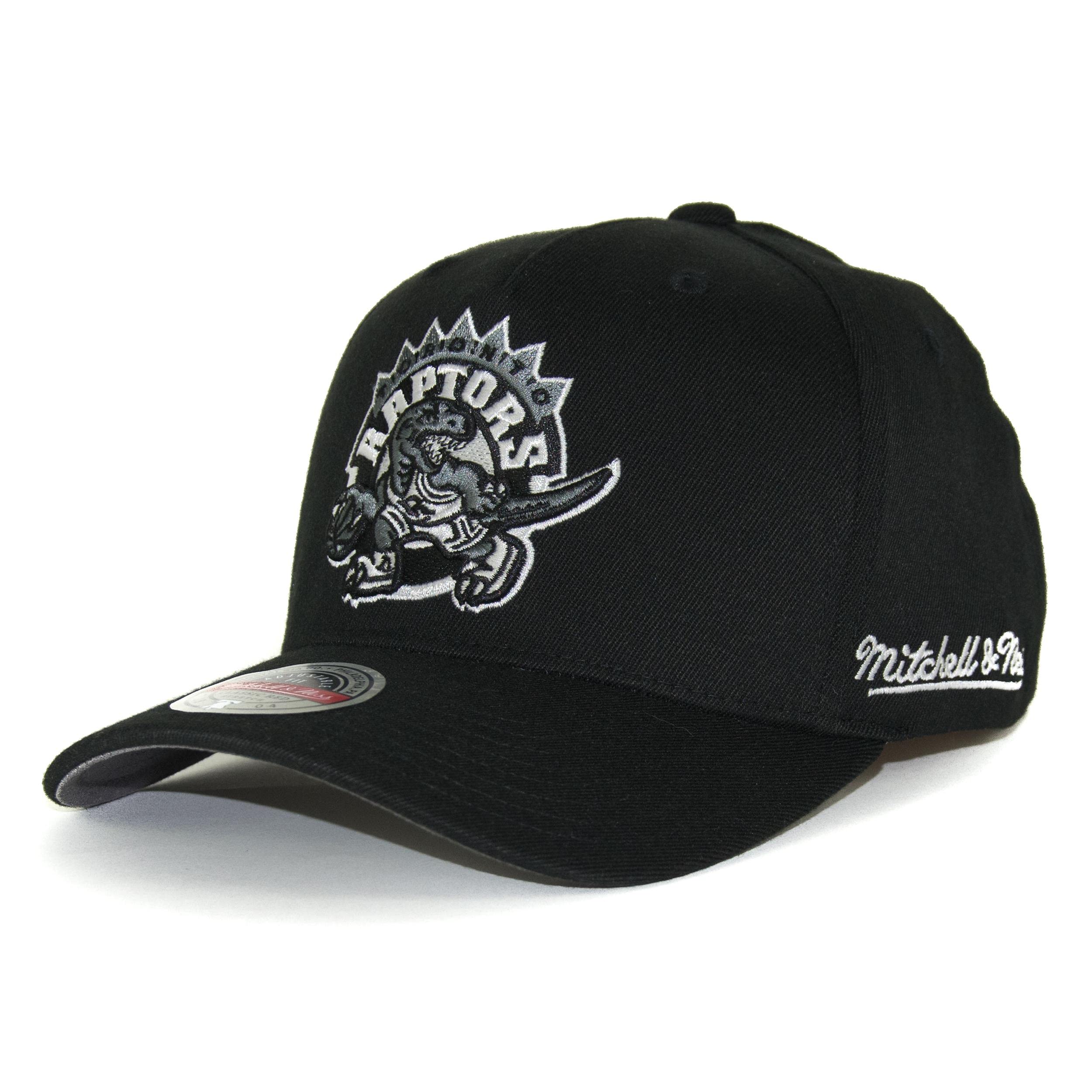 Toronto Raptors NBA Classic Red Eazy B&W Snapback Mitchell & Ness Black/White