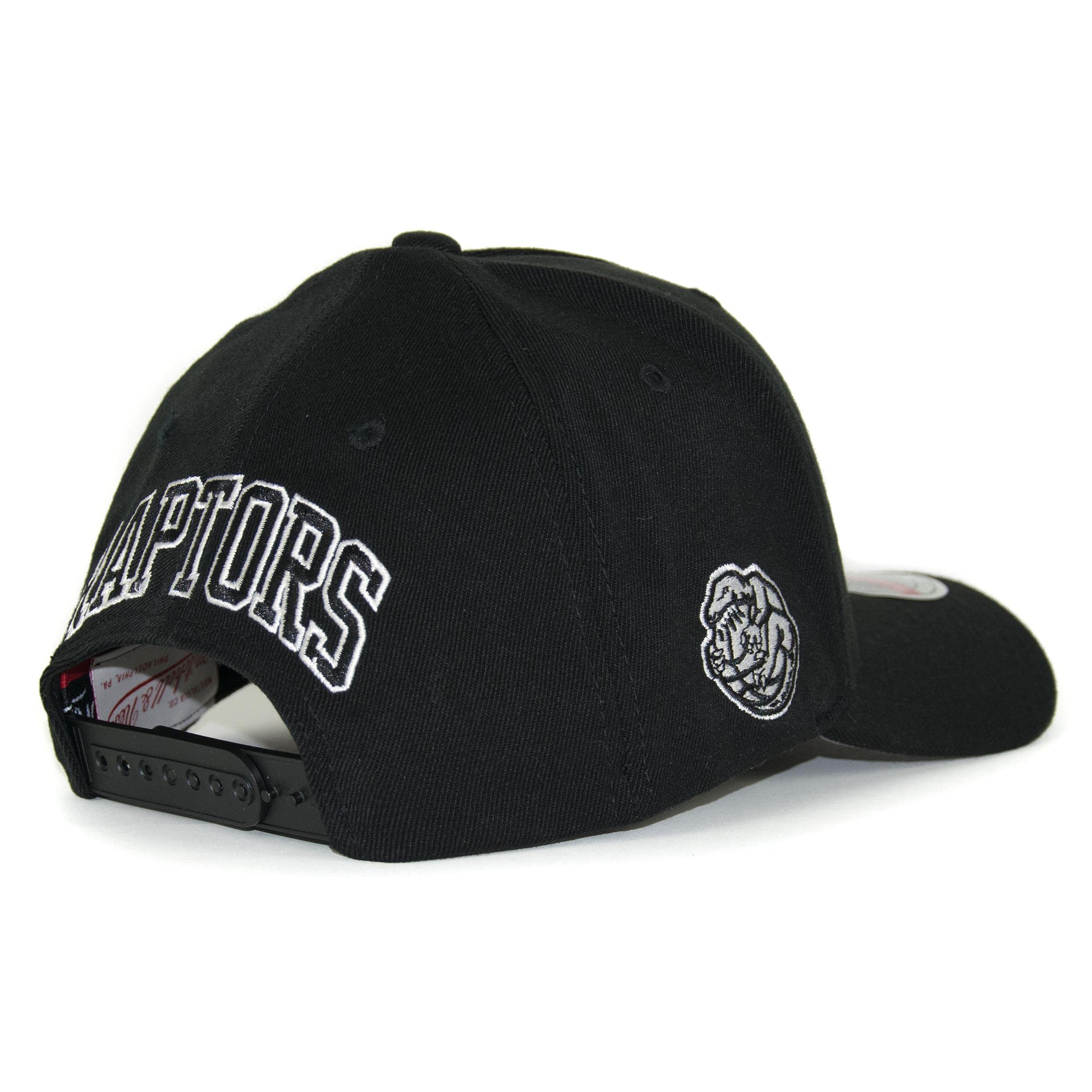 Toronto Raptors NBA Classic Red Eazy B&W Snapback Mitchell & Ness Black/White