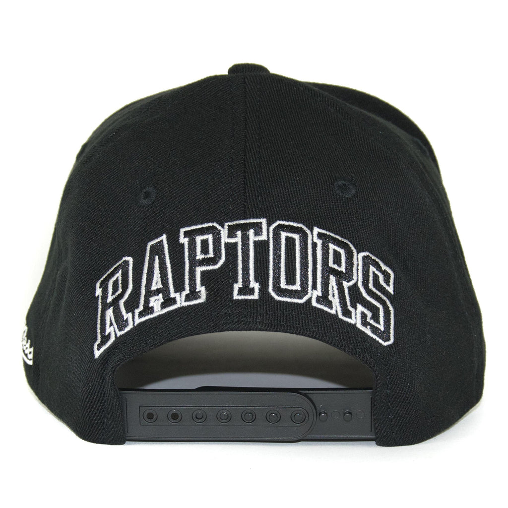 Toronto Raptors NBA Classic Red Eazy B&W Snapback Mitchell & Ness Black/White