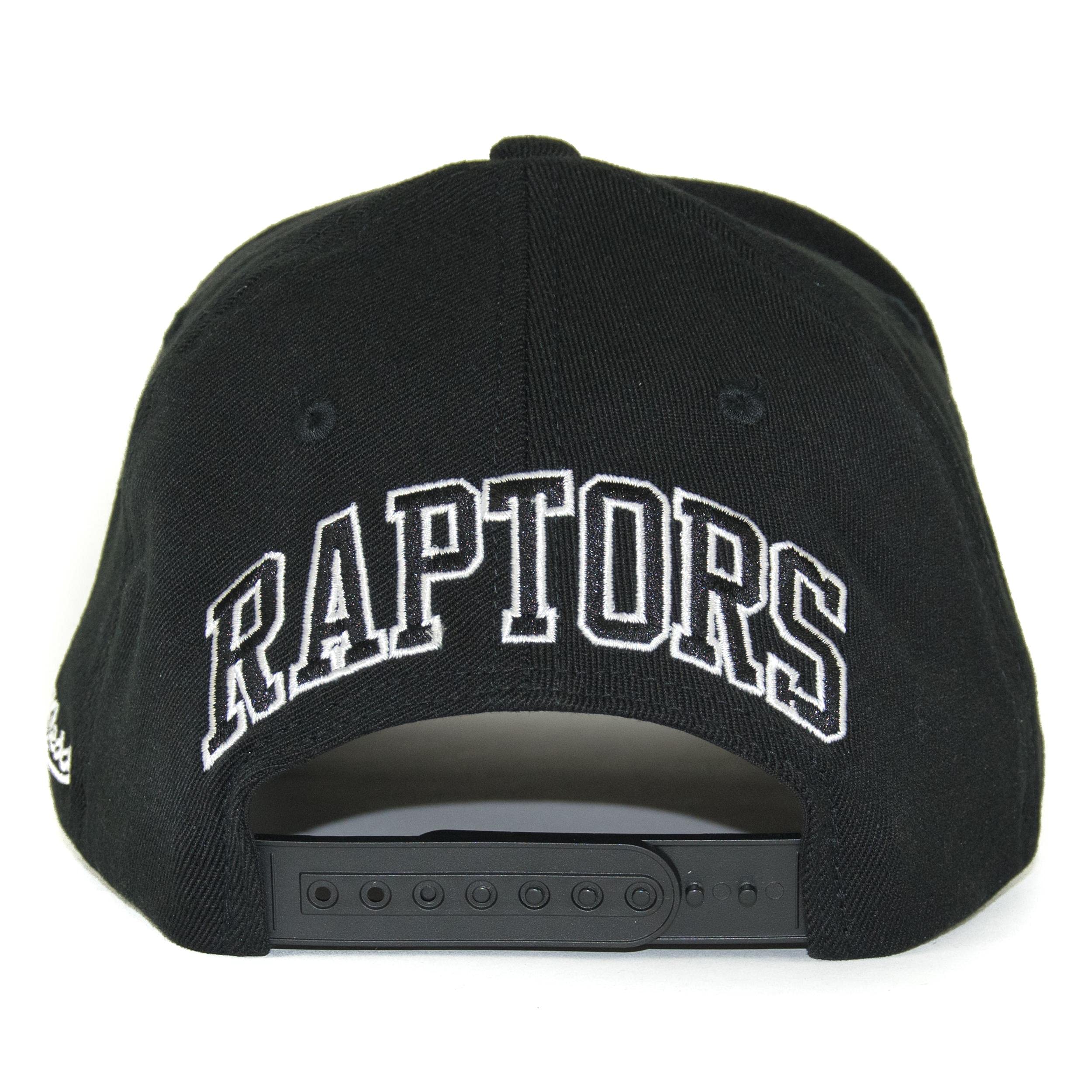 Toronto Raptors NBA Classic Red Eazy B&W Snapback Mitchell & Ness Black/White