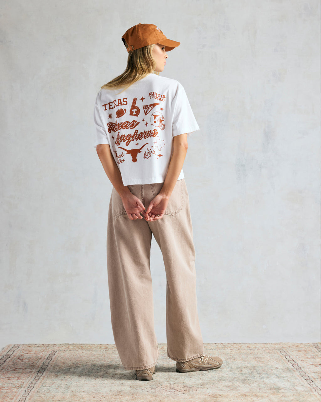 LOS ANGELES LAKERS COLLAGE SCRIPT '47 REED CITY TEE WOMENS