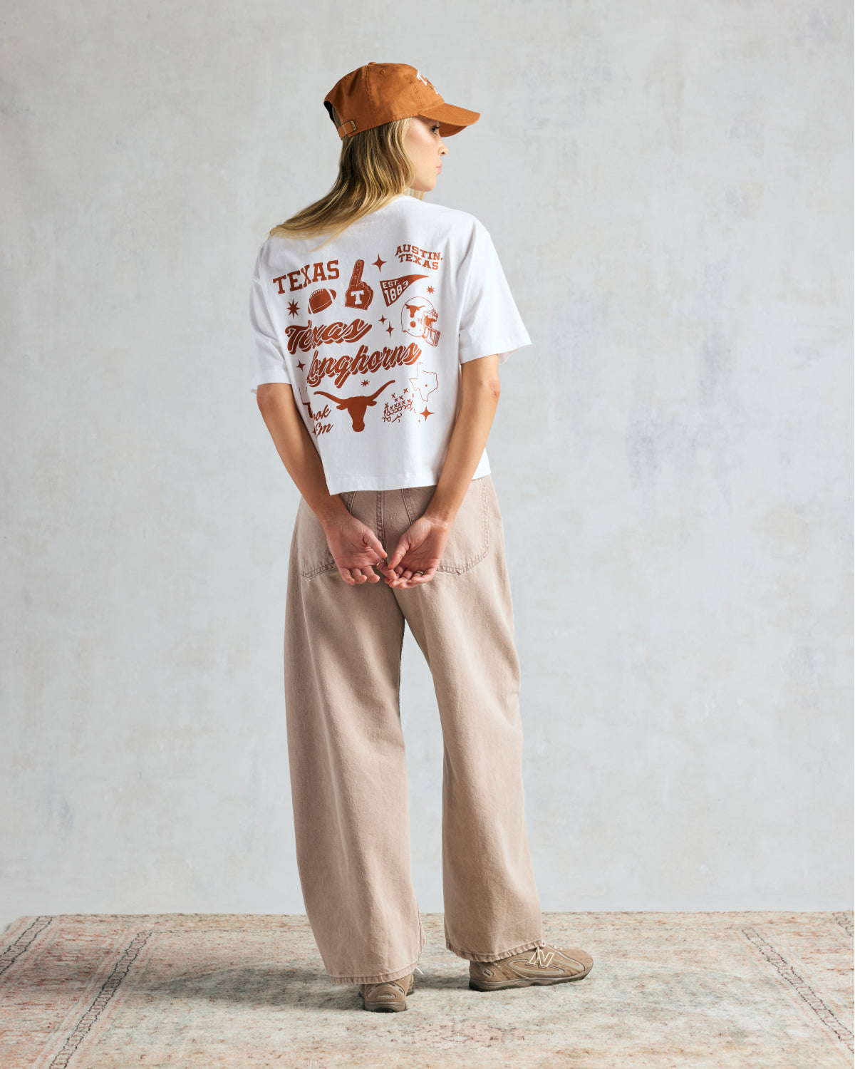 LOS ANGELES LAKERS COLLAGE SCRIPT '47 REED CITY TEE WOMENS