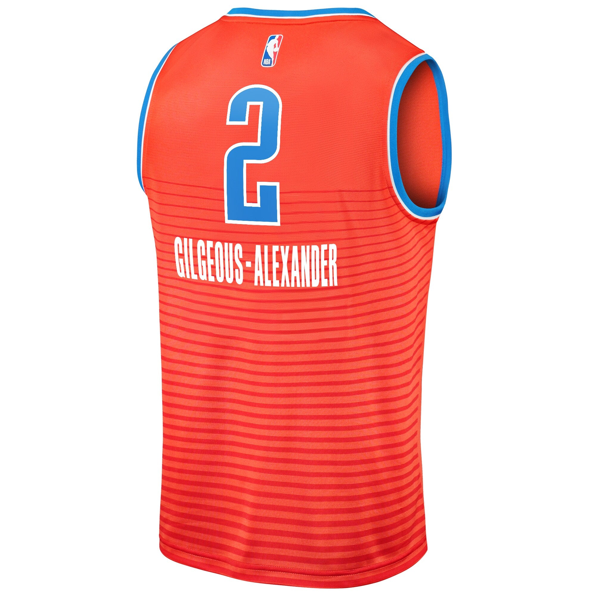 Shai Gilgeous-Alexander Oklahoma City Thunder Fanatics Fast Break Player Jersey - Statement Edition - Orange