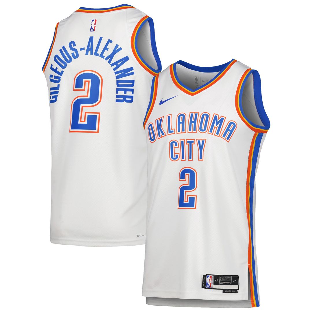 Shai Gilgeous-Alexander Oklahoma City Thunder Nike Unisex Swingman Jersey - Icon Edition - Blue