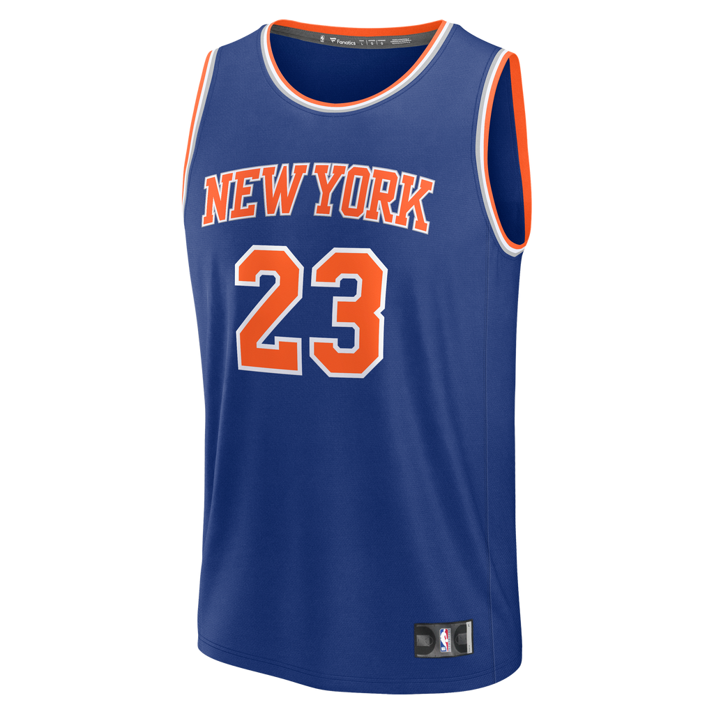 Mitchell Robinson New York Knicks Fanatics Youth Fast Break Replica Jersey - Blue - Icon Edition
