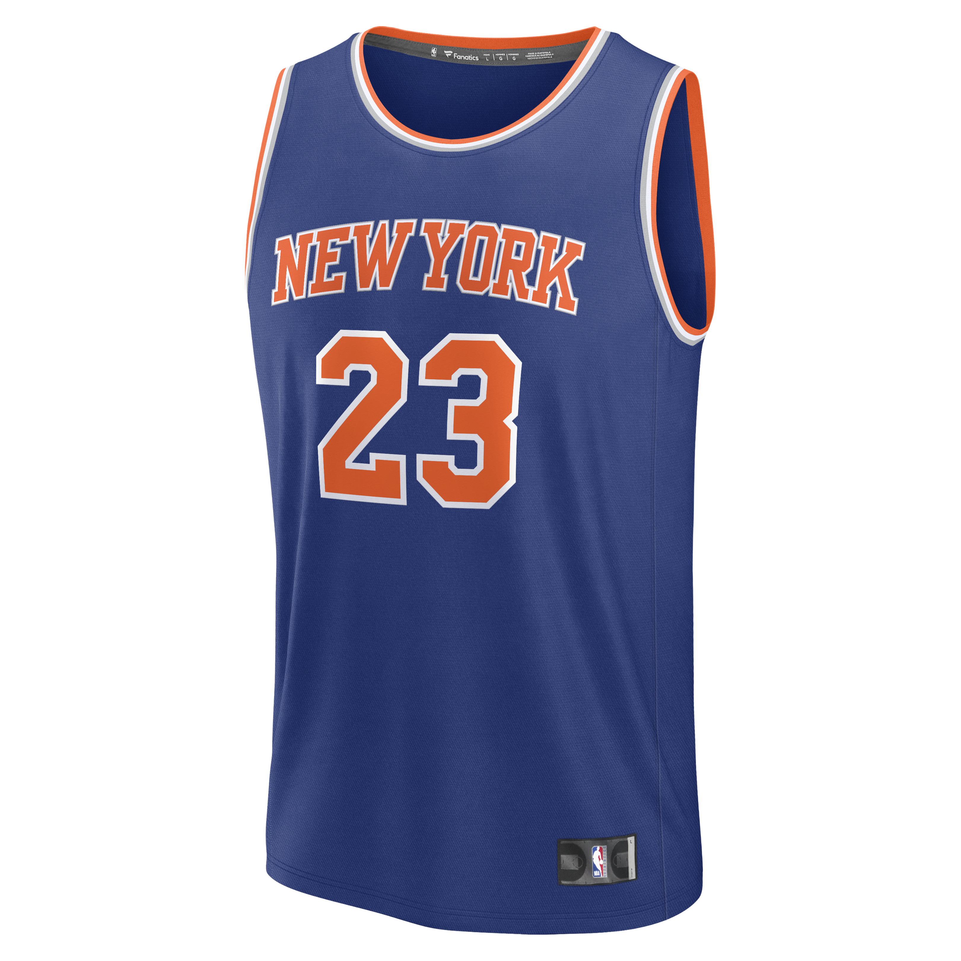 Mitchell Robinson New York Knicks Fanatics Youth Fast Break Replica Jersey - Blue - Icon Edition