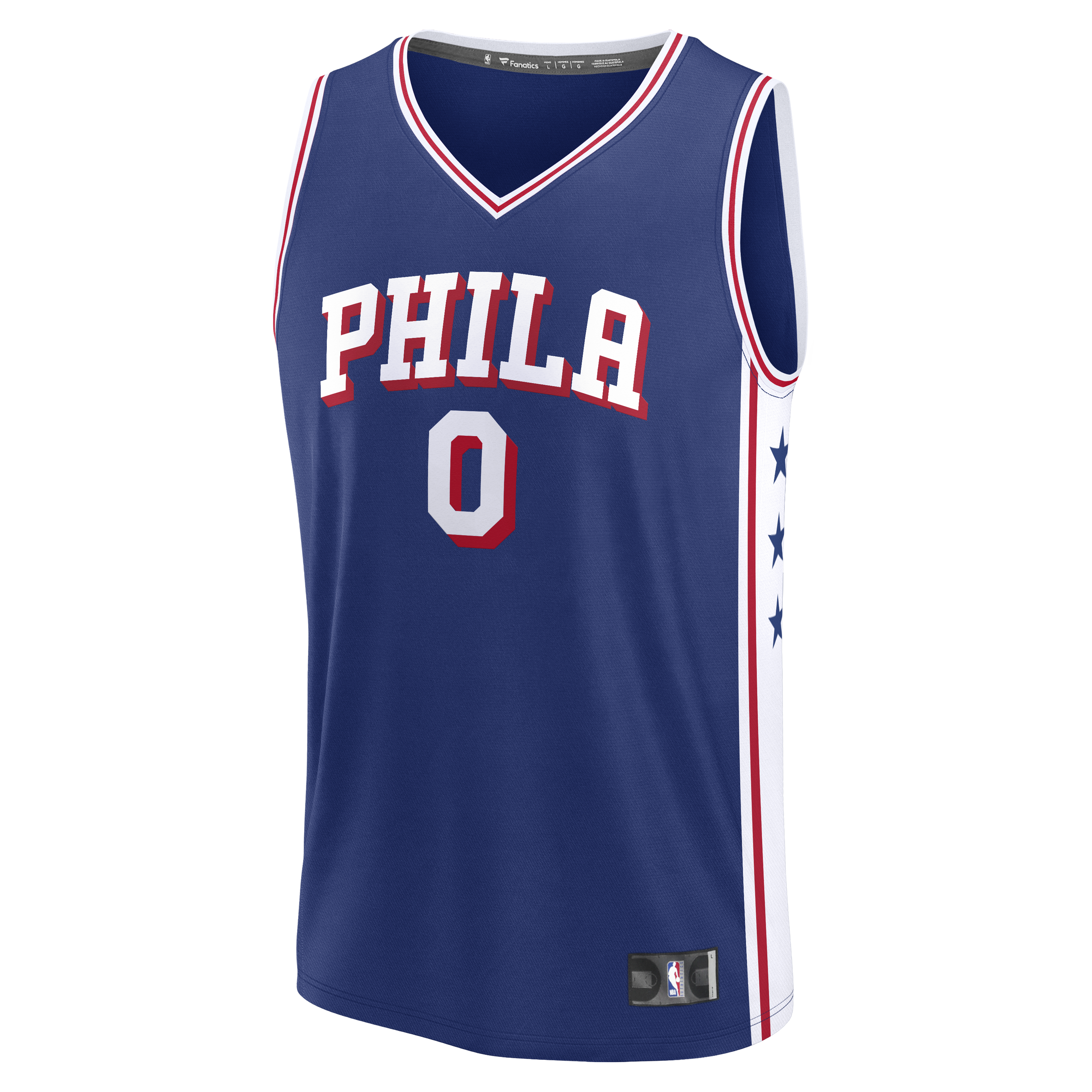 Tyrese Maxey Philadelphia 76ers Fanatics Fast Break Replica Player Jersey - Icon Edition - Royal