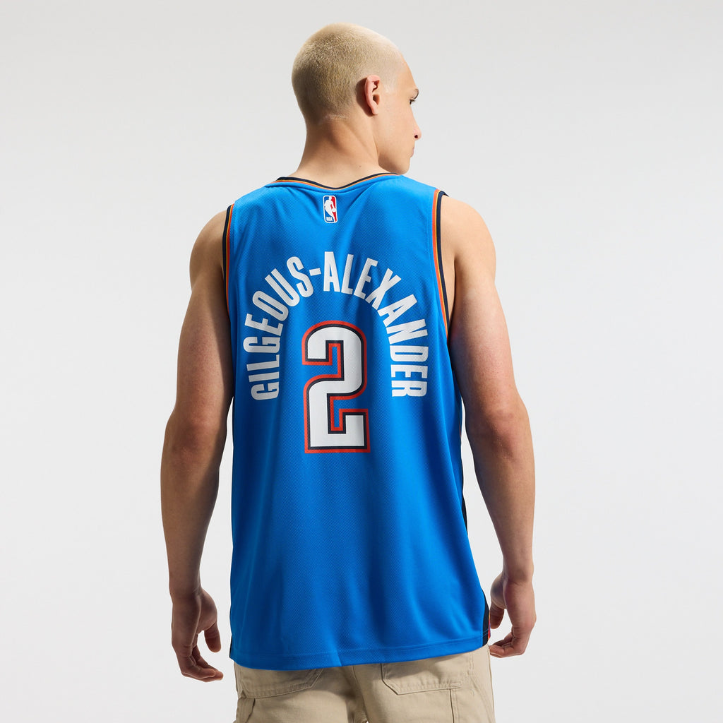Shai Gilgeous-Alexander Oklahoma City Thunder Fanatics Fast Break Replica Player Jersey - Icon Edition - Blue