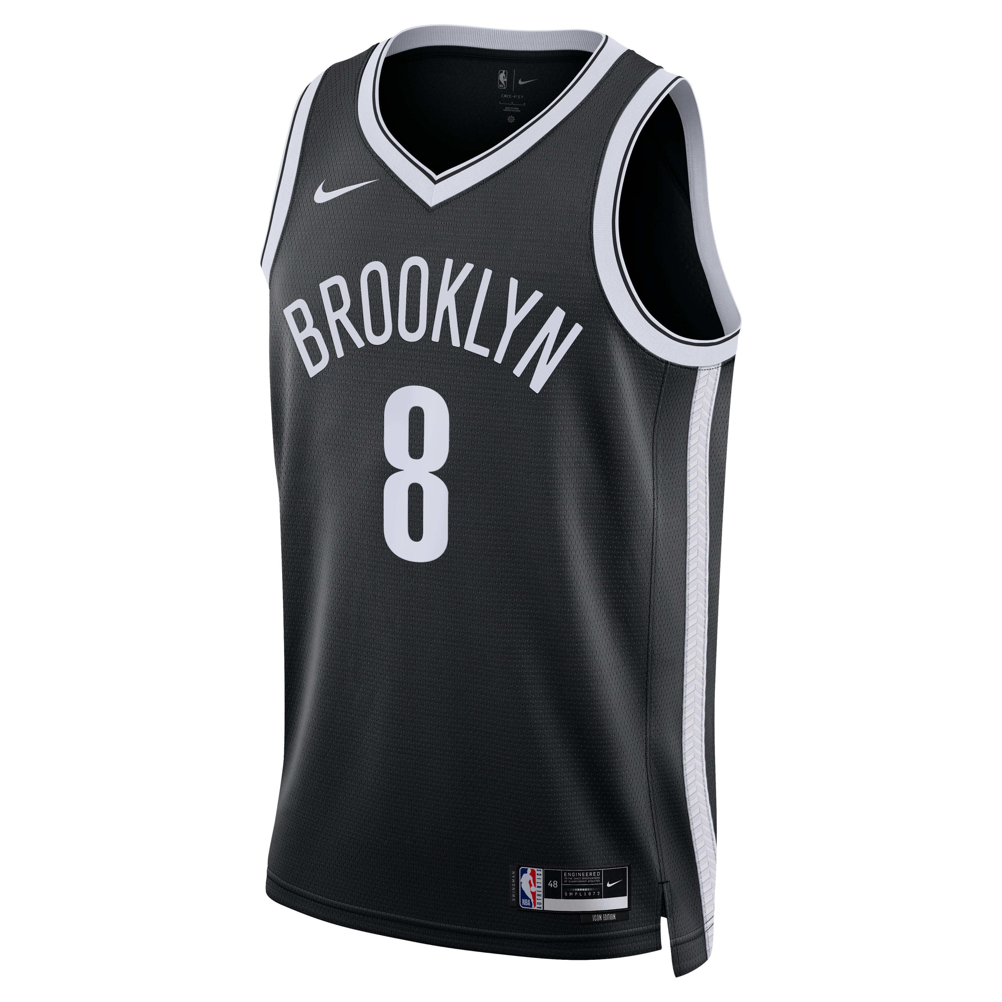 Egor Dëmin Brooklyn Nets Nike Unisex Swingman Jersey - Icon Edition - Black