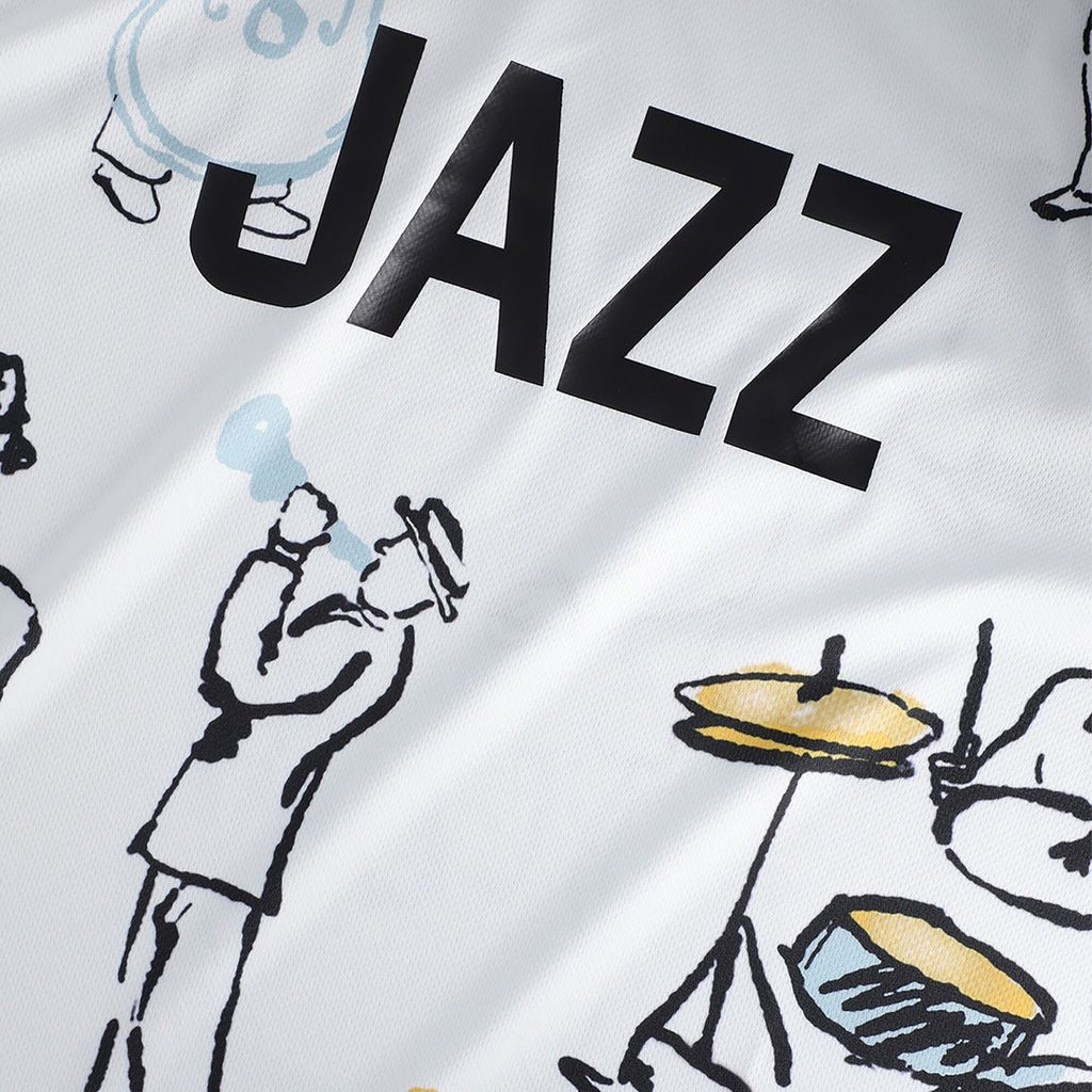 Utah Jazz NBA & KidSuper Studios by Fanatics Unisex Hometown Jersey - White
