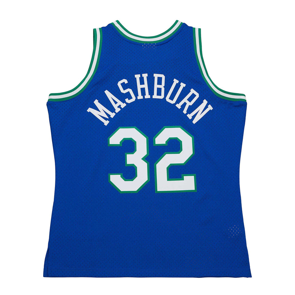Jamal Mashburn Dallas Mavericks Mitchell & Ness 1993/94 Hardwood Classics Swingman Jersey - Blue