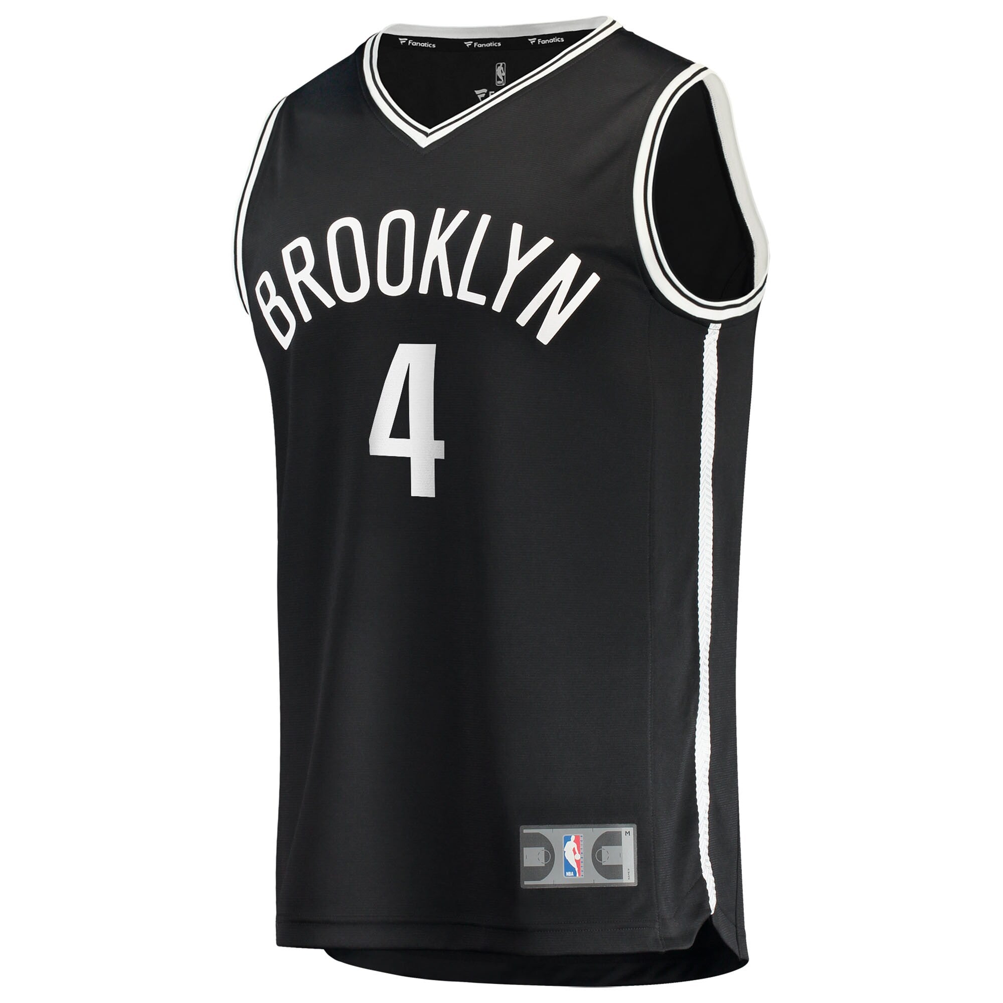Drake Powell Brooklyn Nets Fanatics Youth Fast Break Replica Jersey - Black - Icon Edition