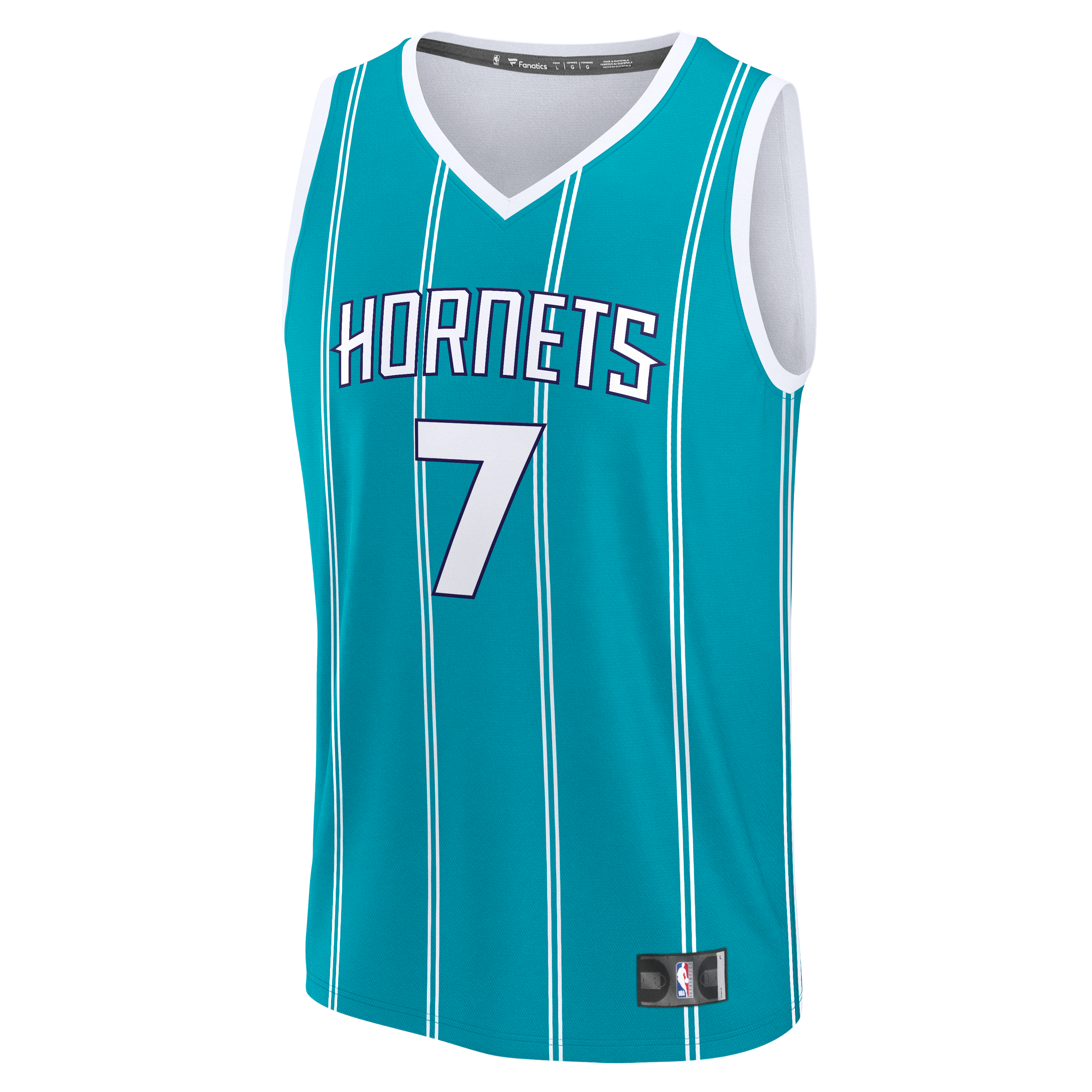 Kon Knueppel Charlotte Hornets Fanatics 2025 NBA Draft First Round Pick Fast Break Replica Jersey - Icon Edition - Teal