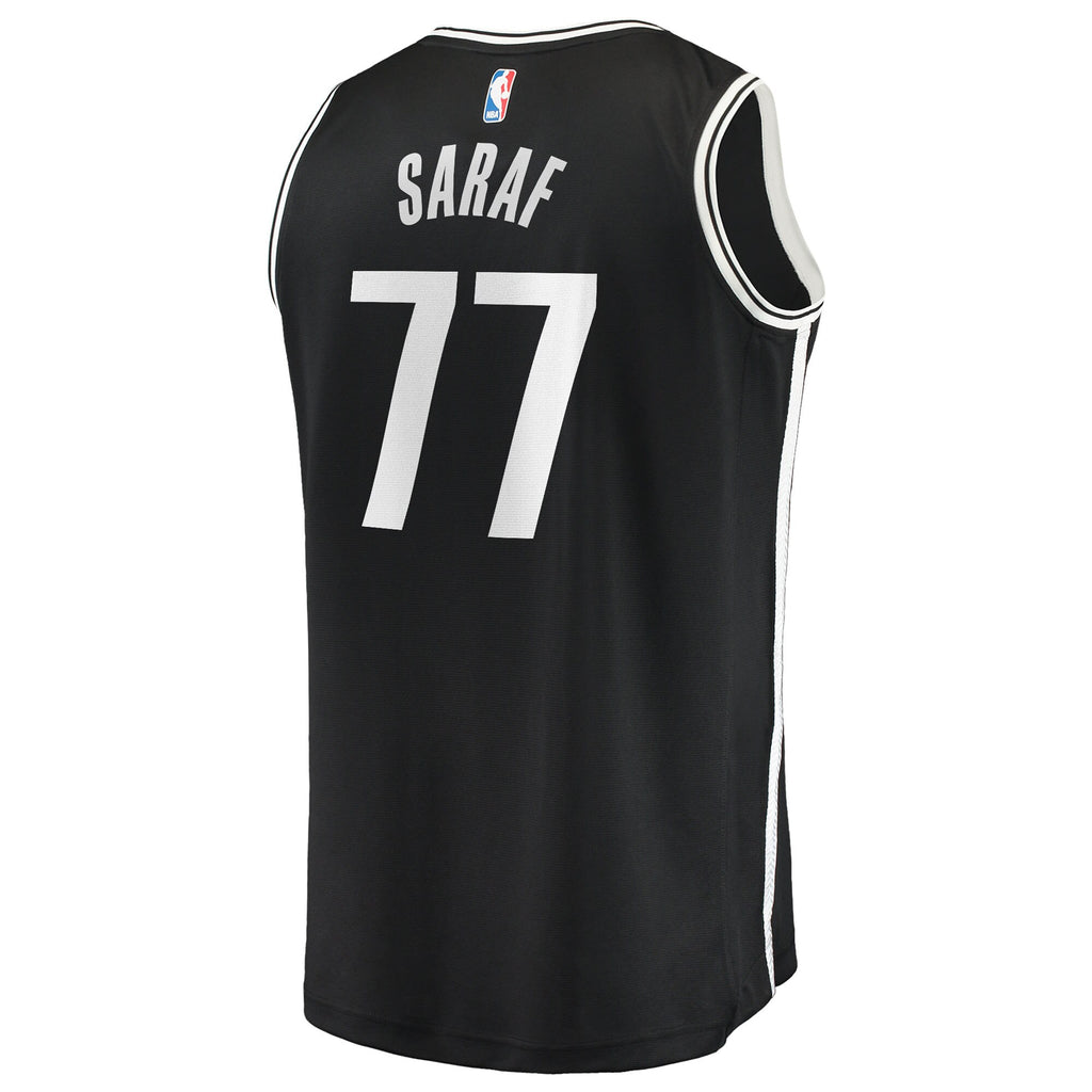 Ben Saraf Brooklyn Nets Fanatics Fast Break Replica Jersey - Black - Icon Edition