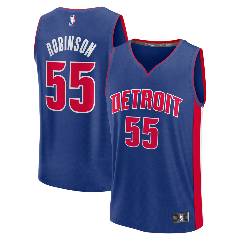 Duncan Robinson Detroit Pistons Fanatics Fast Break Jersey - Icon Edition - Blue