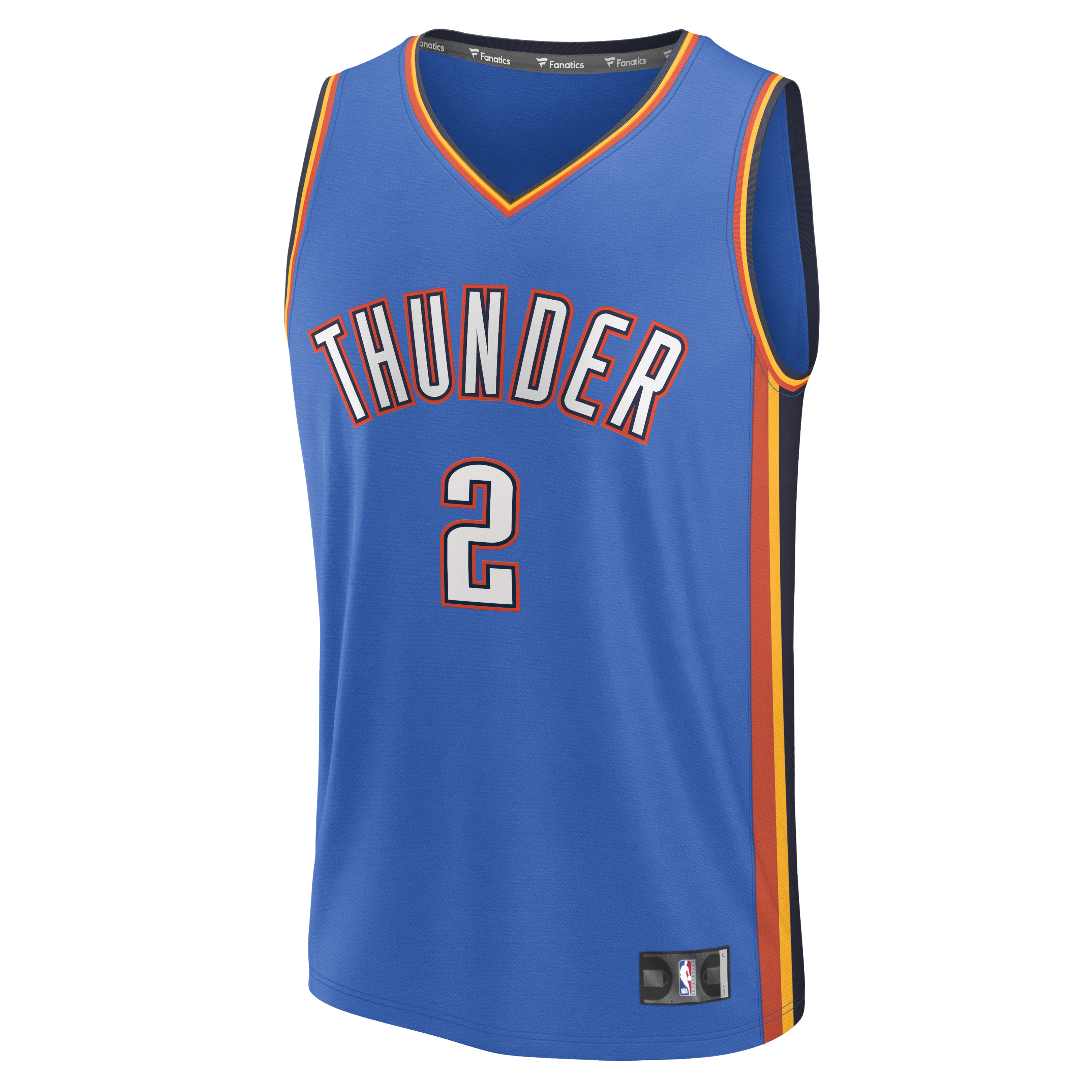Shai Gilgeous-Alexander Oklahoma City Thunder Fanatics Fast Break Replica Player Jersey - Icon Edition - Blue