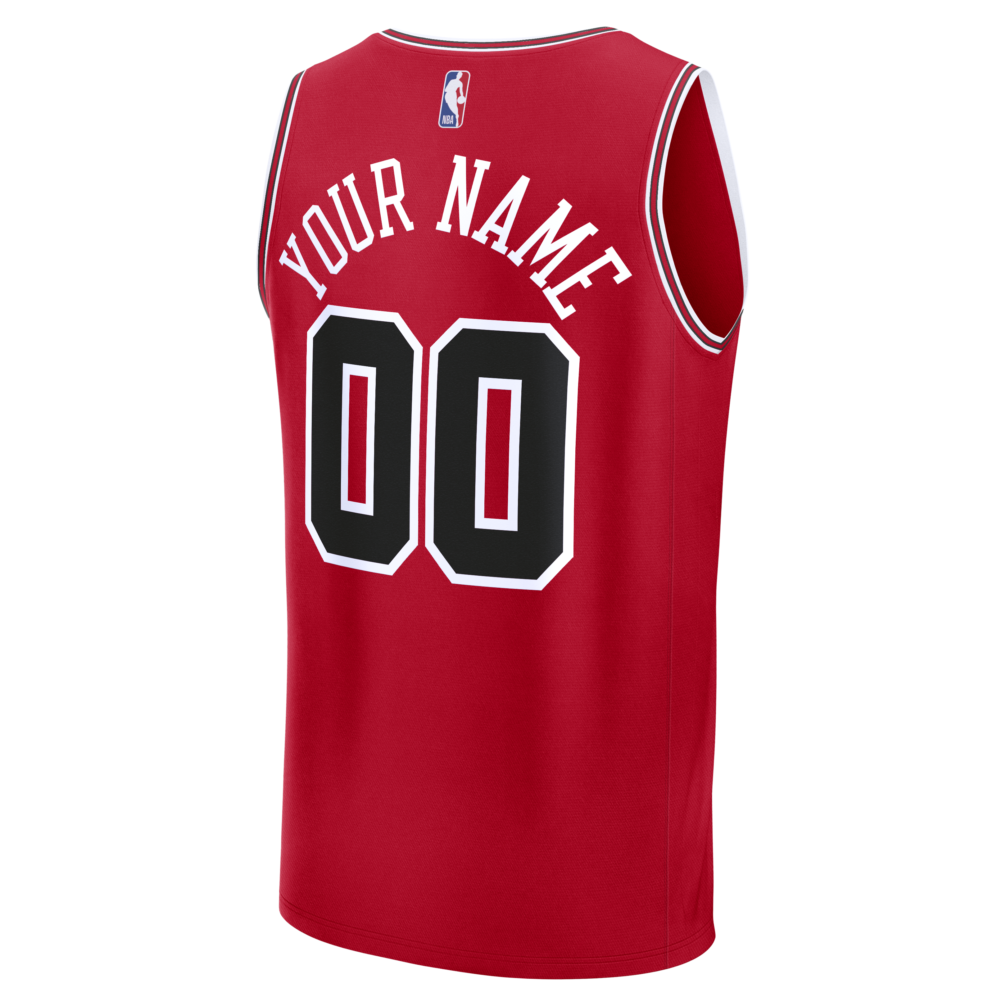 Chicago Bulls Fanatics Fast Break Custom Jersey - Icon Edition - Black
