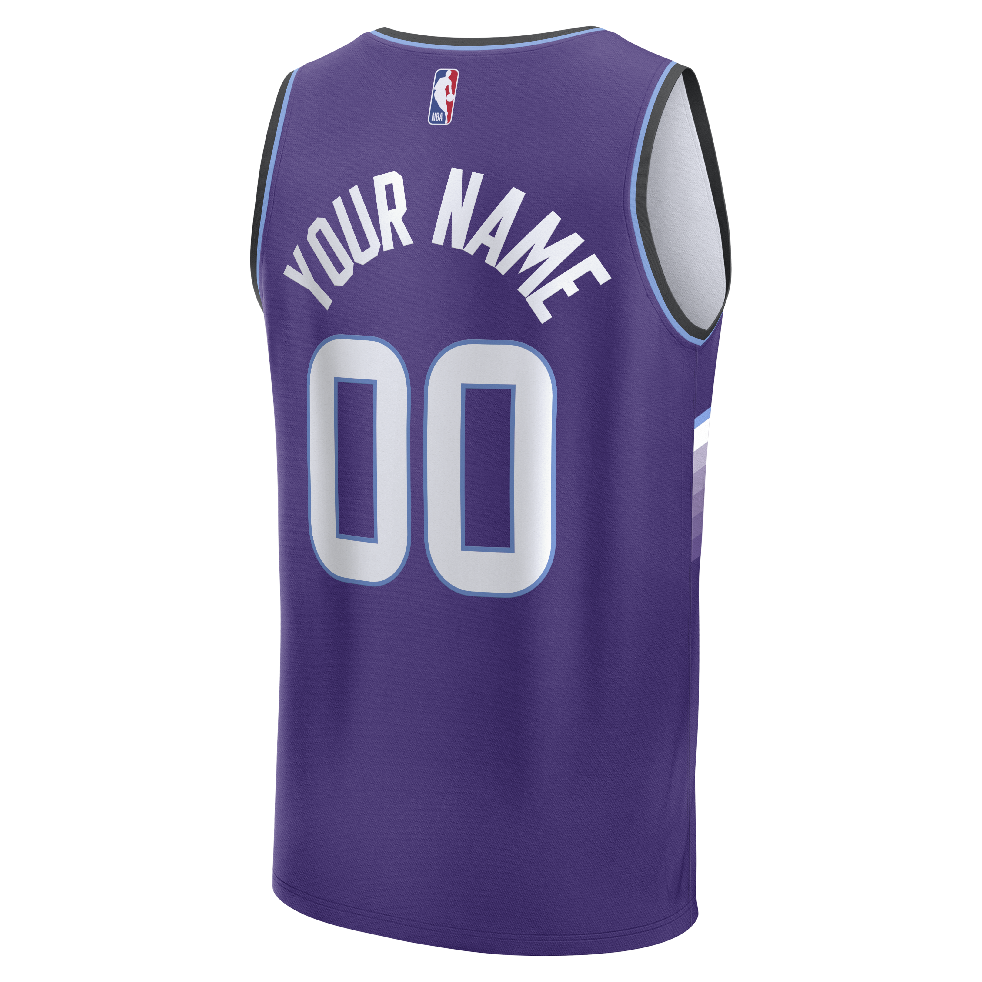 Utah Jazz Fanatics Fast Break Replica Custom Jersey - White - Association Edition