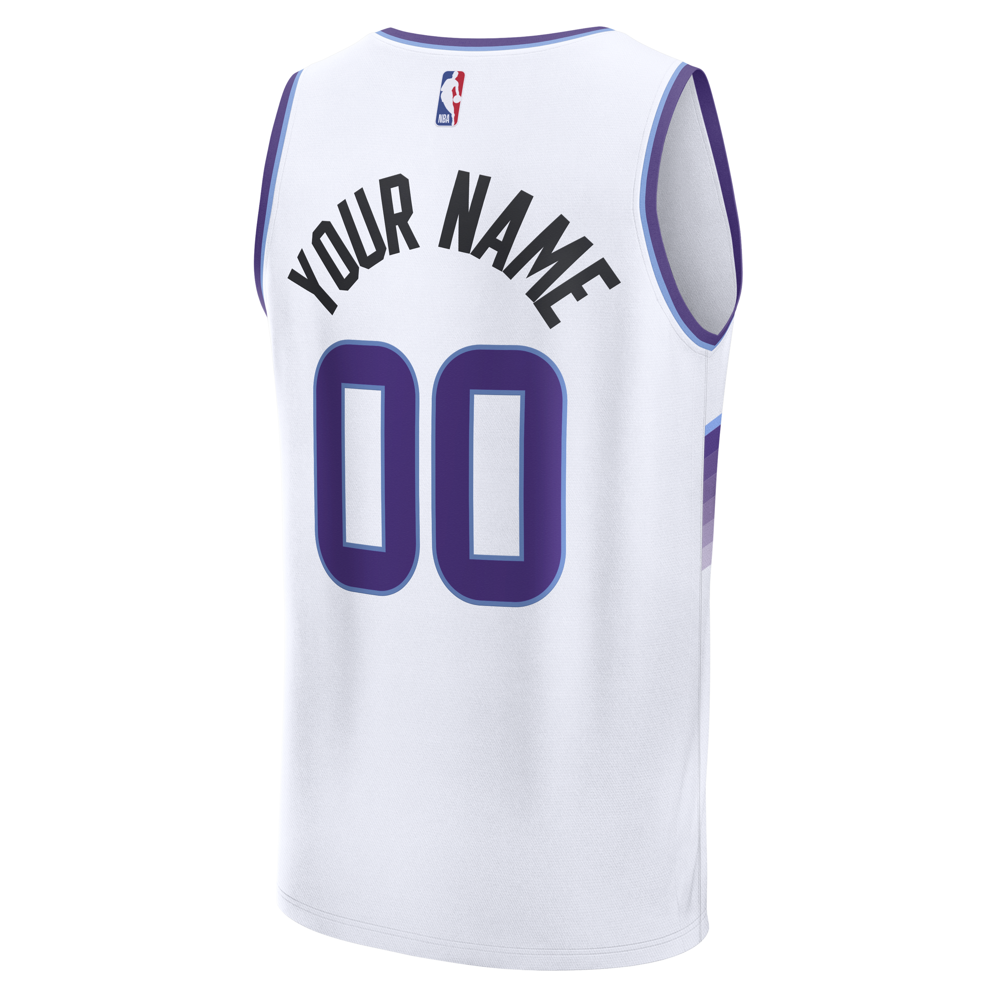 Utah Jazz Fanatics Youth Fast Break Replica Custom Jersey - Association Edition