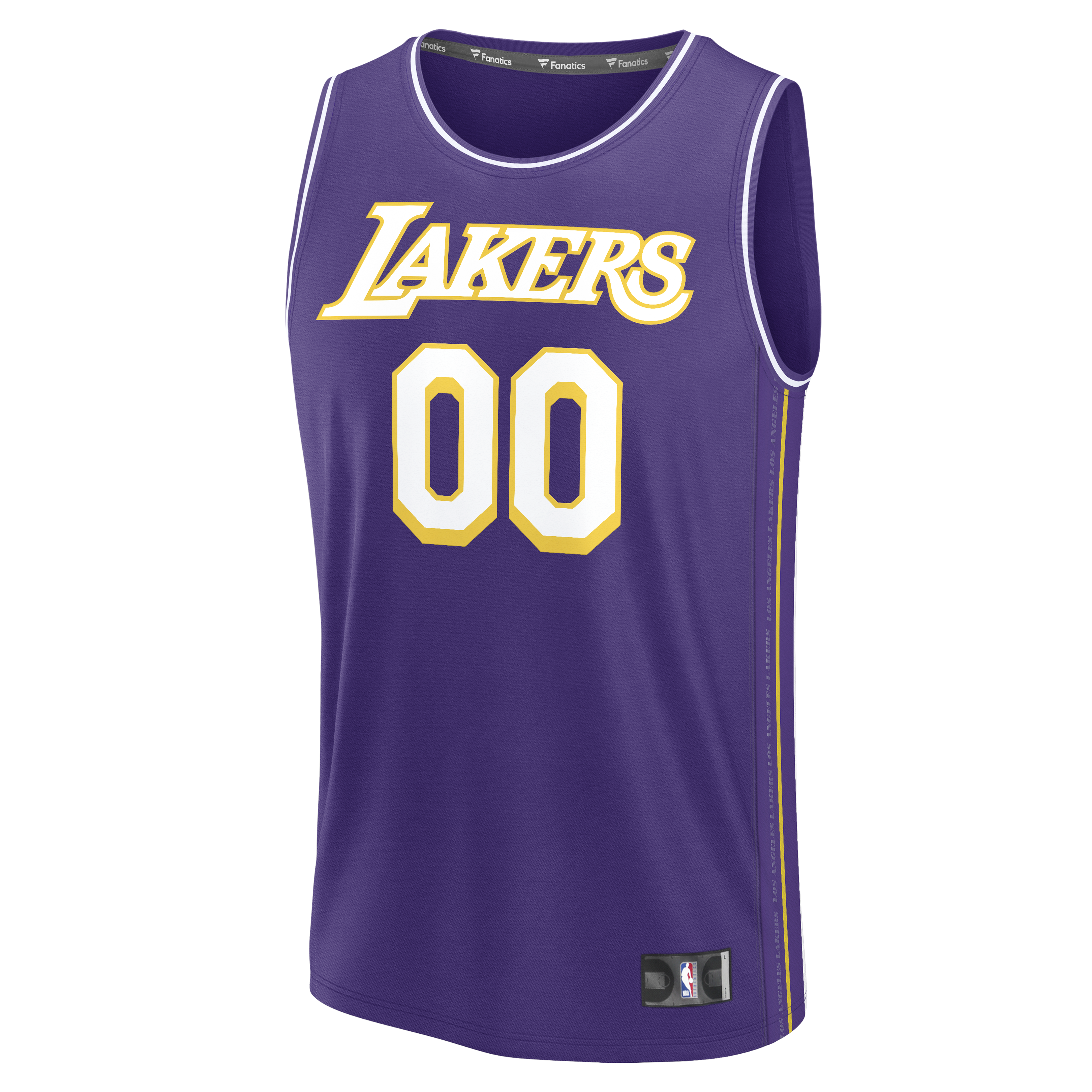 Los Angeles Lakers Fanatics Fast Break Custom Jersey - Icon Edition - Gold