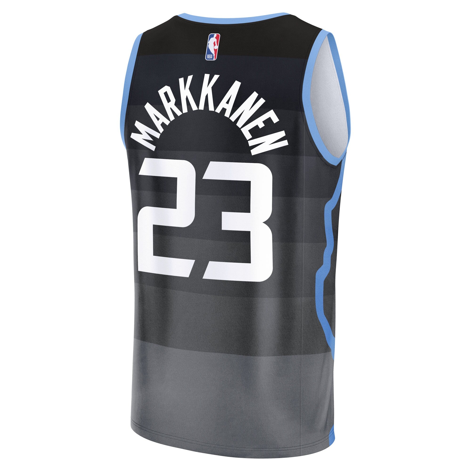 Lauri Markkanen Utah Jazz Fanatics Youth Fast Break Jersey - City Edition - Black