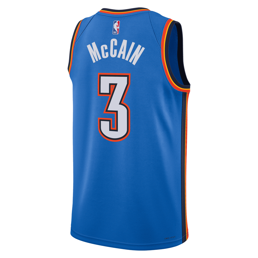 Jared McCain Oklahoma City Thunder Nike Unisex Swingman Jersey - Icon Edition - Blue