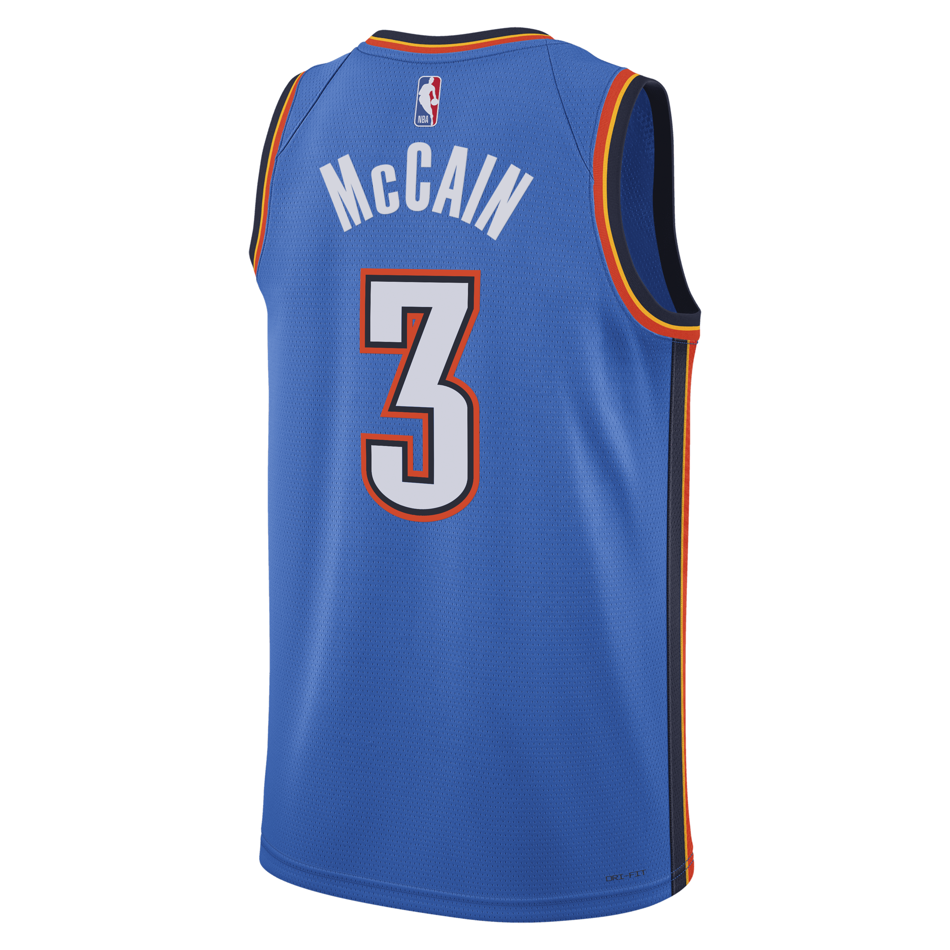 Jared McCain Oklahoma City Thunder Nike Unisex Swingman Jersey - Icon Edition - Blue