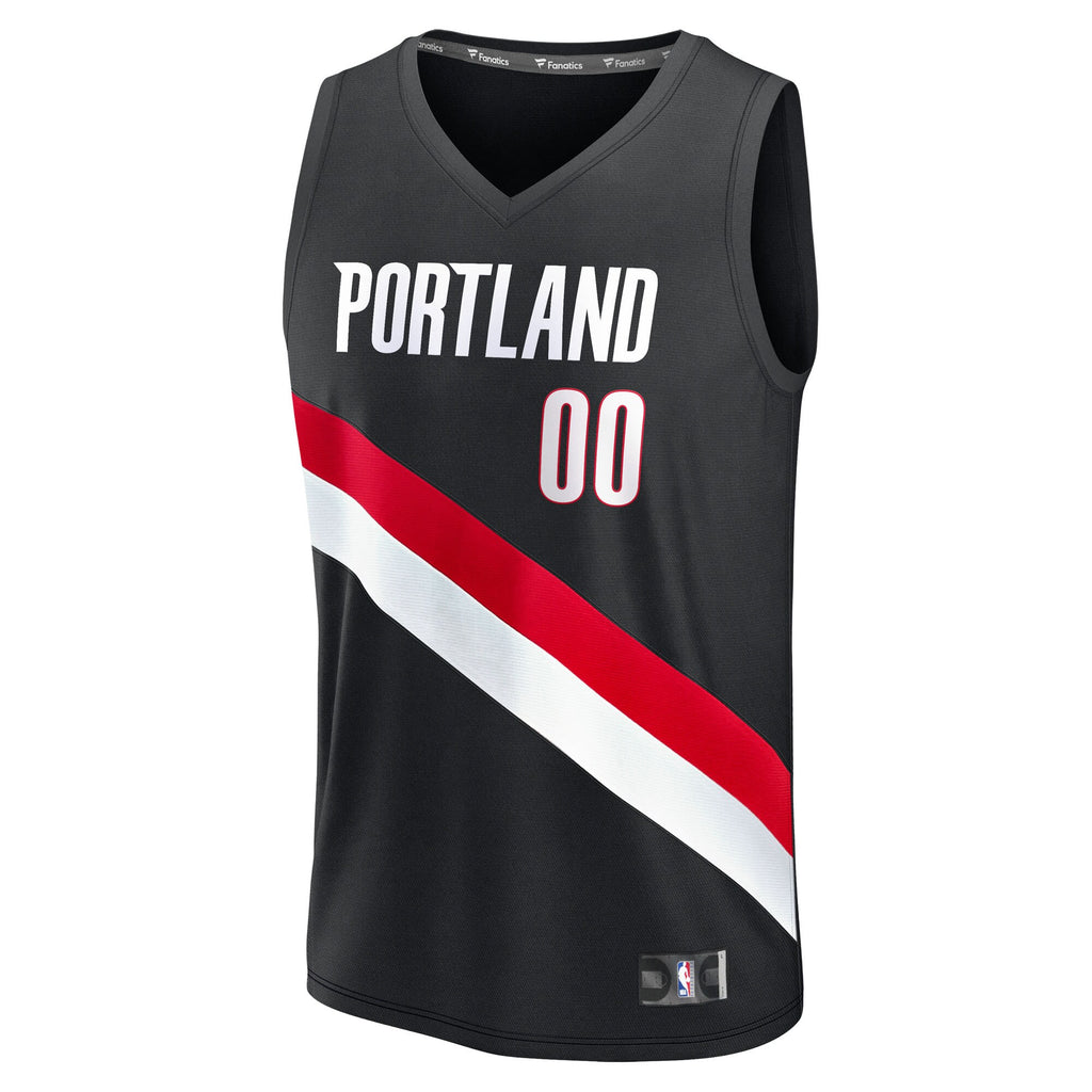 Scoot Henderson Portland Trail Blazers Fanatics Youth Fast Break Replica Player Jersey - Icon Edition - Black