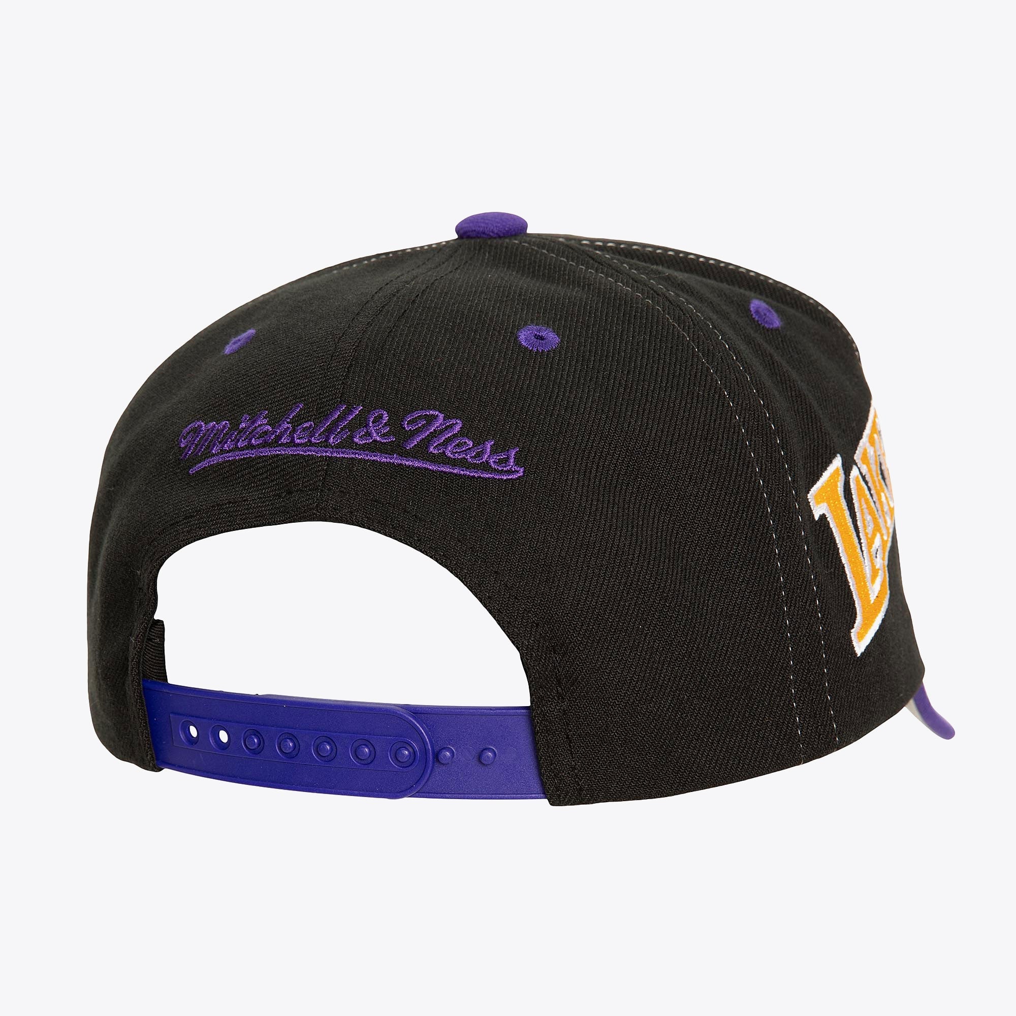 LA Lakers NBA Overbite Pro Snapback Mitchell & Ness Black/Purple