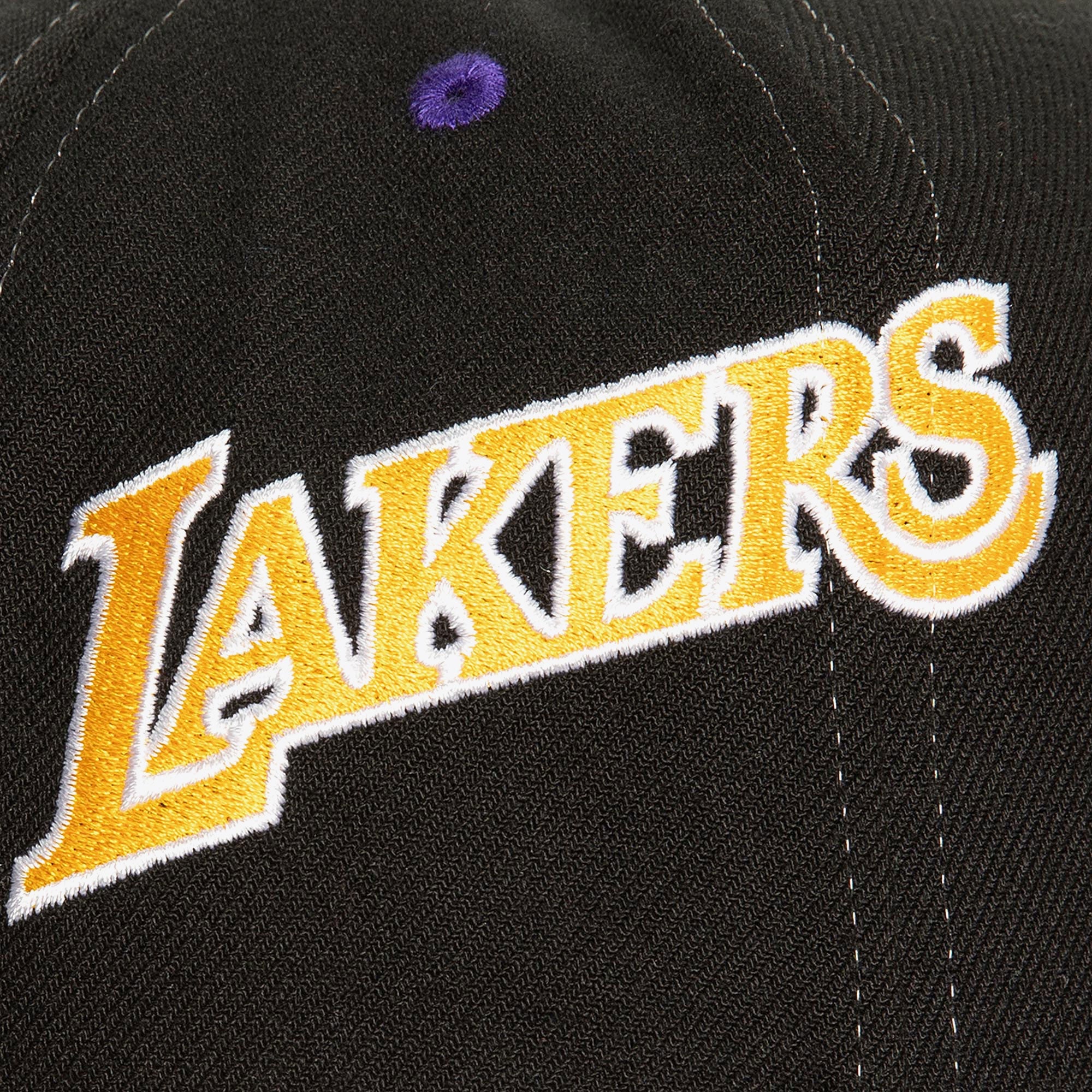 LA Lakers NBA Overbite Pro Snapback Mitchell & Ness Black/Purple