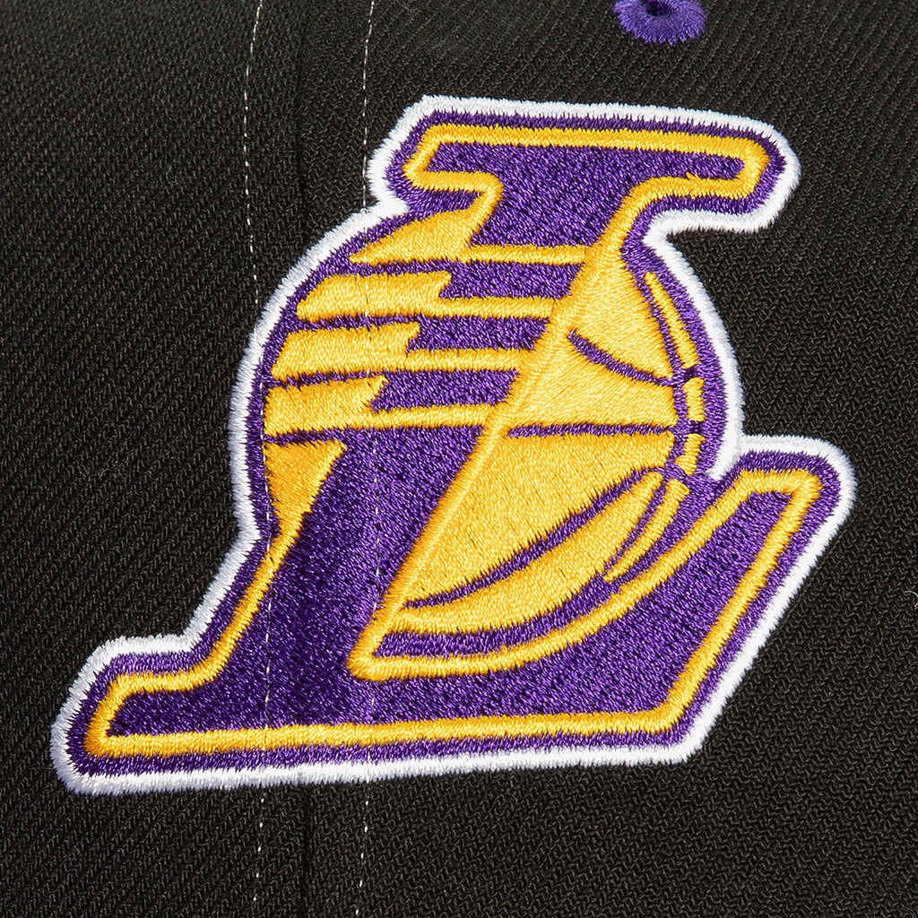 LA Lakers NBA Overbite Pro Snapback Mitchell & Ness Black/Purple