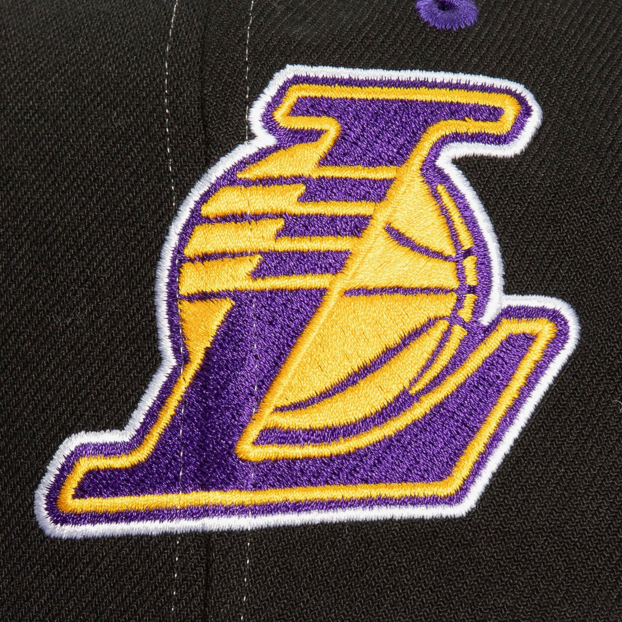 LA Lakers NBA Overbite Pro Snapback Mitchell & Ness Black/Purple